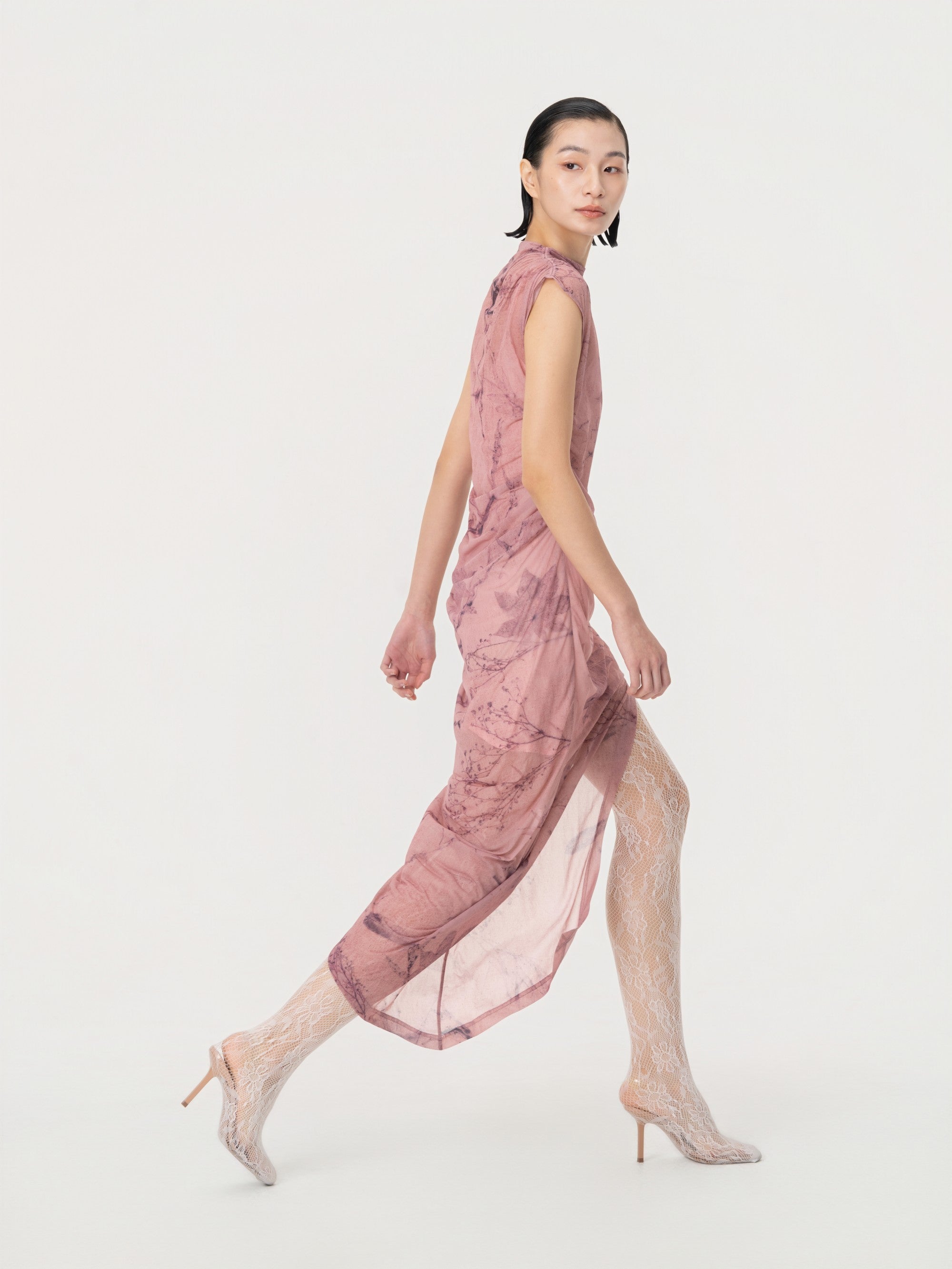 PRINTED PLANT DYE DRESS