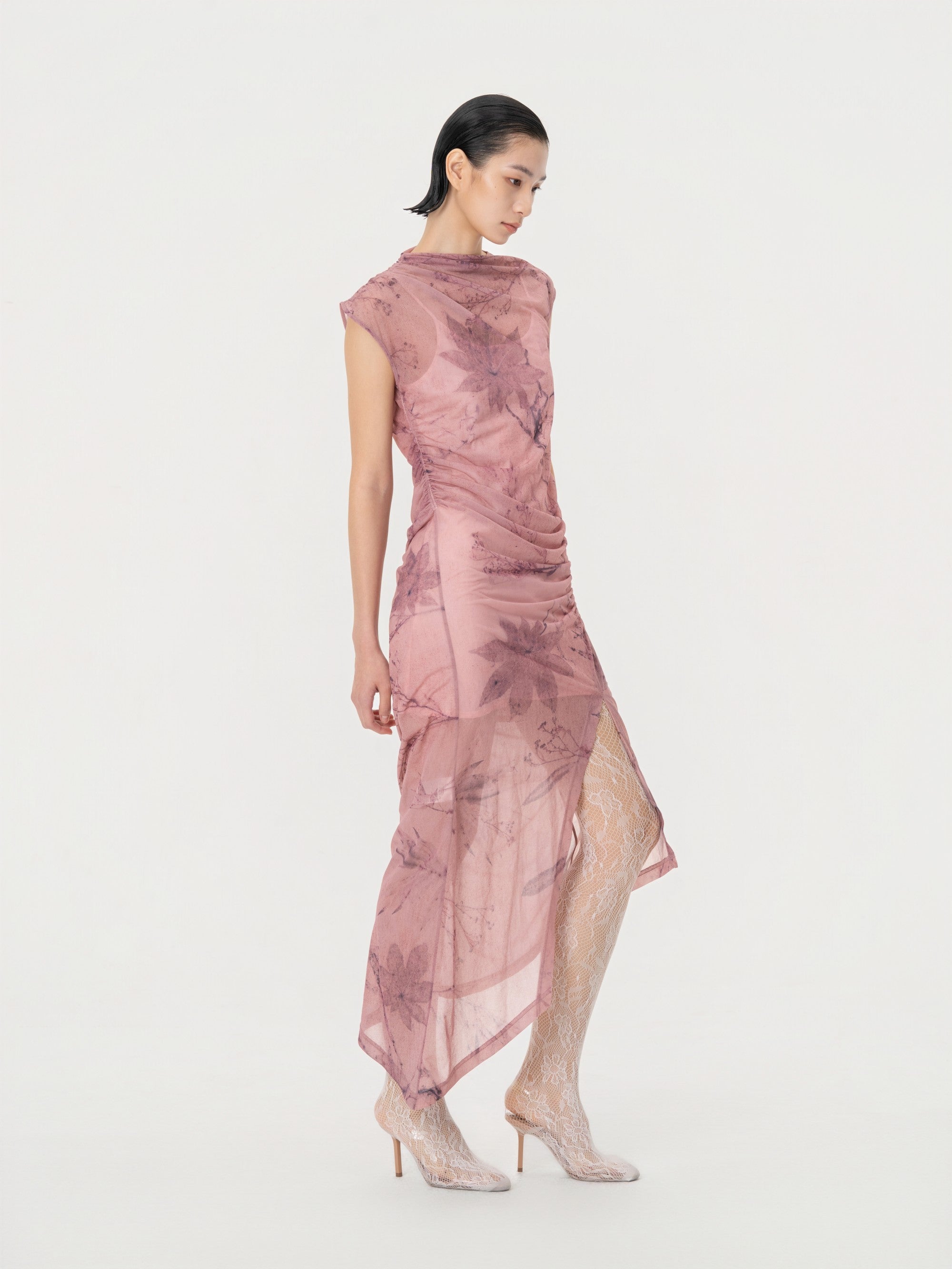 PRINTED PLANT DYE DRESS