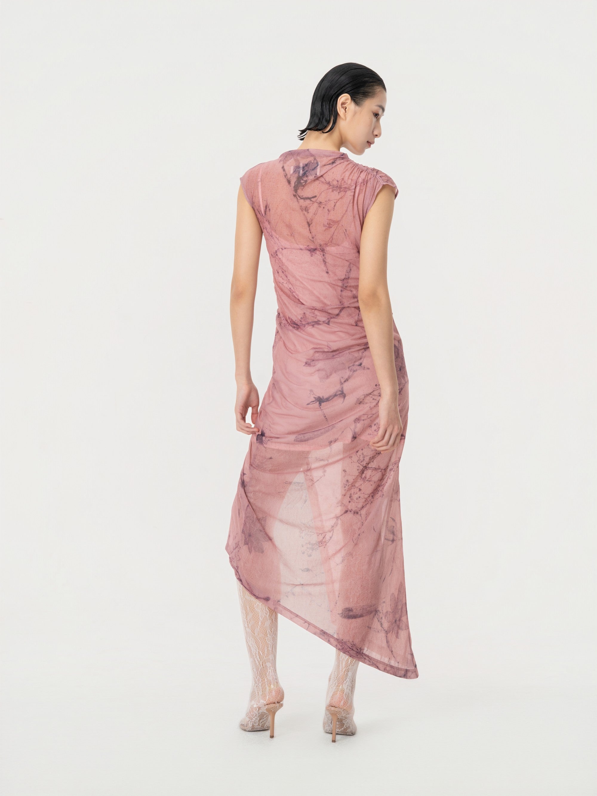 PRINTED PLANT DYE DRESS