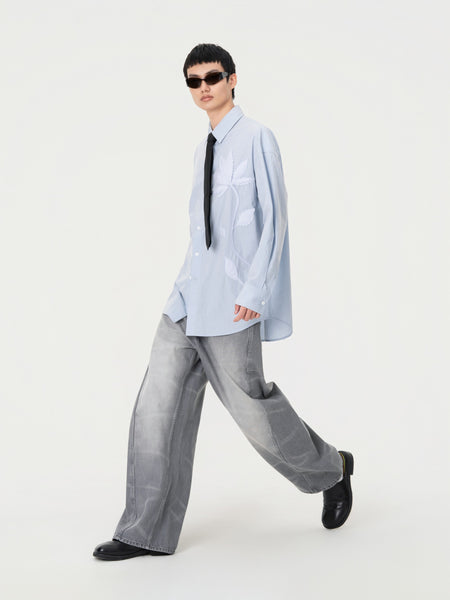 PLANTS PATCHED SHIRT – Feng Chen Wang