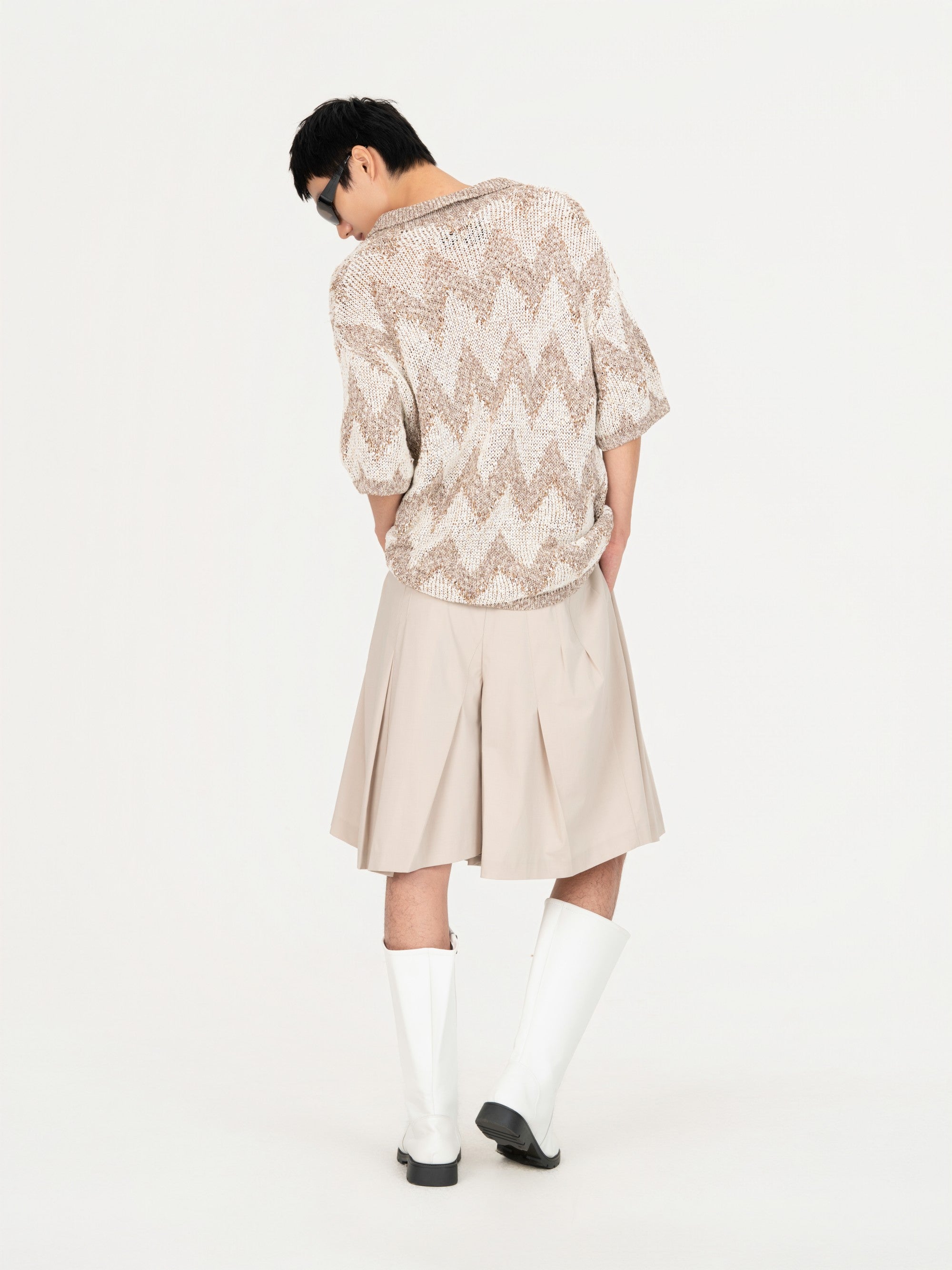 DOUBLE SIDED KNITED POLO