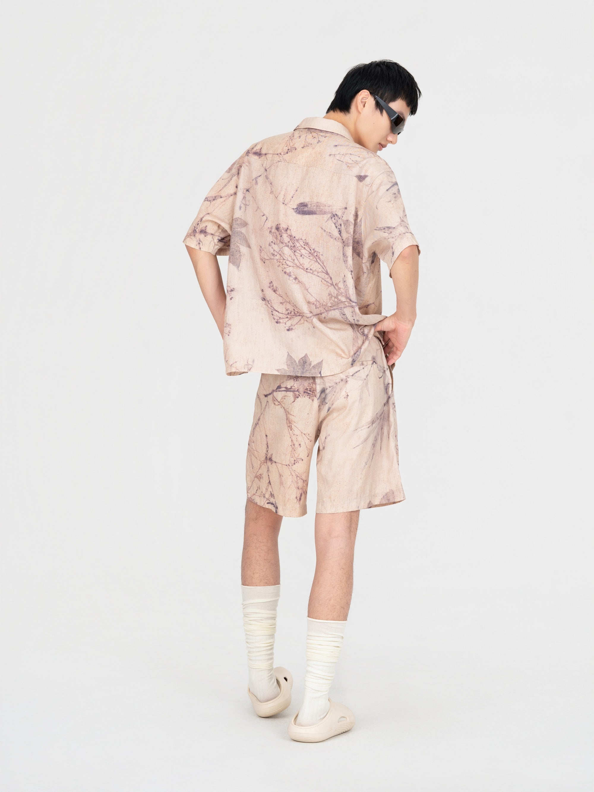 PRINTED PLANT DYE SHIRT