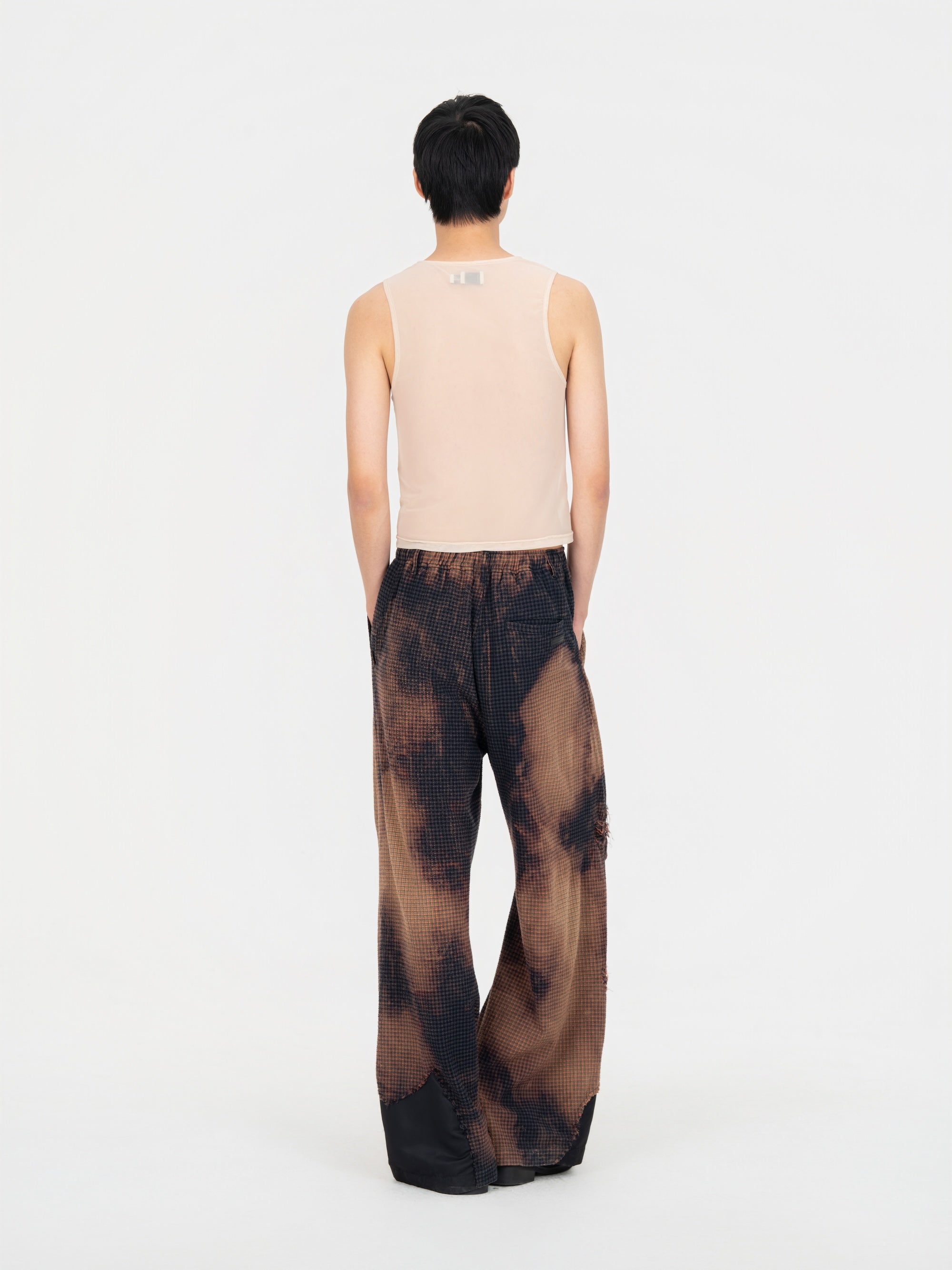 DECAYED CHECK TROUSERS