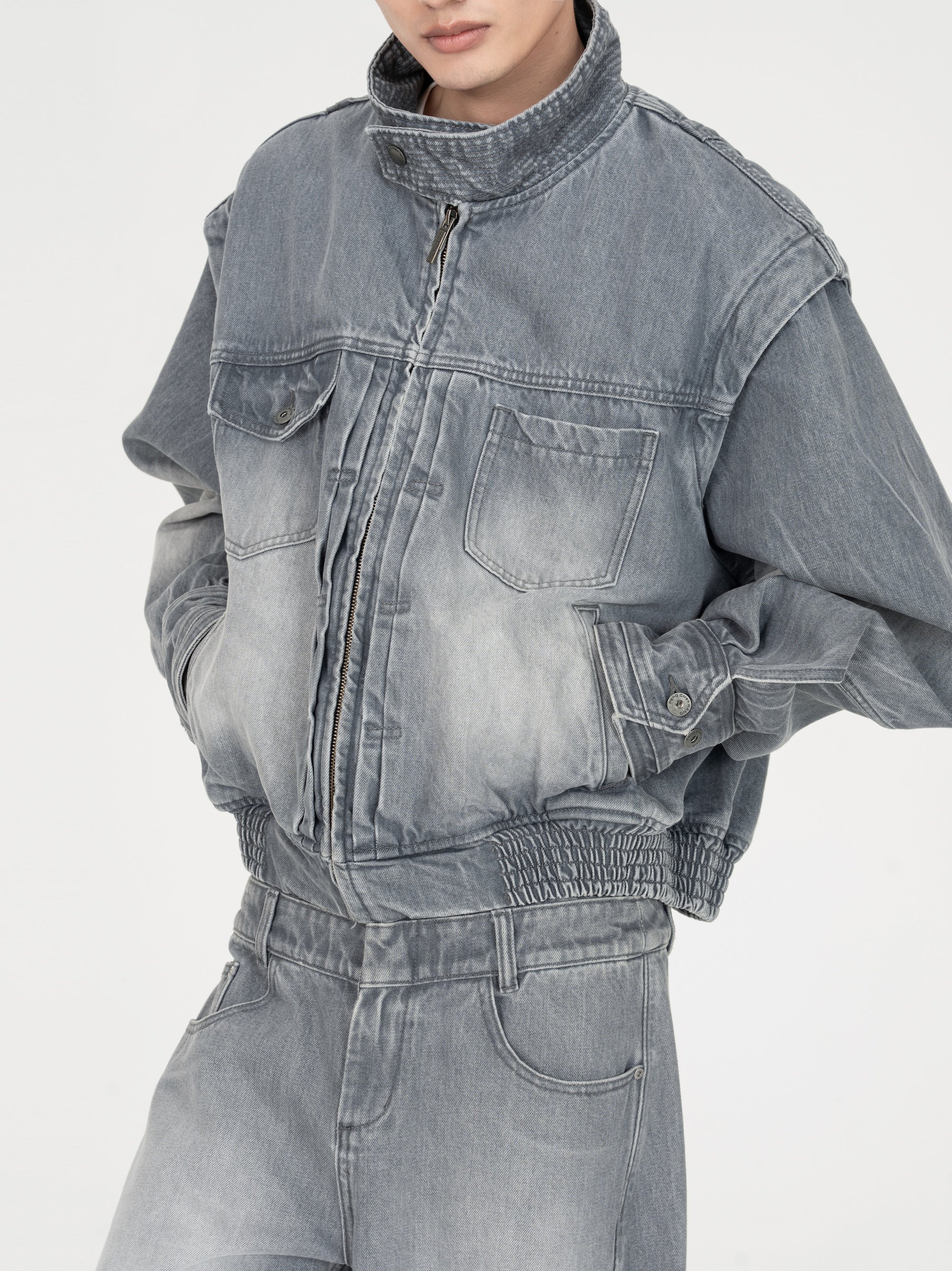 DECONSTRUCTED DENIM JACKET