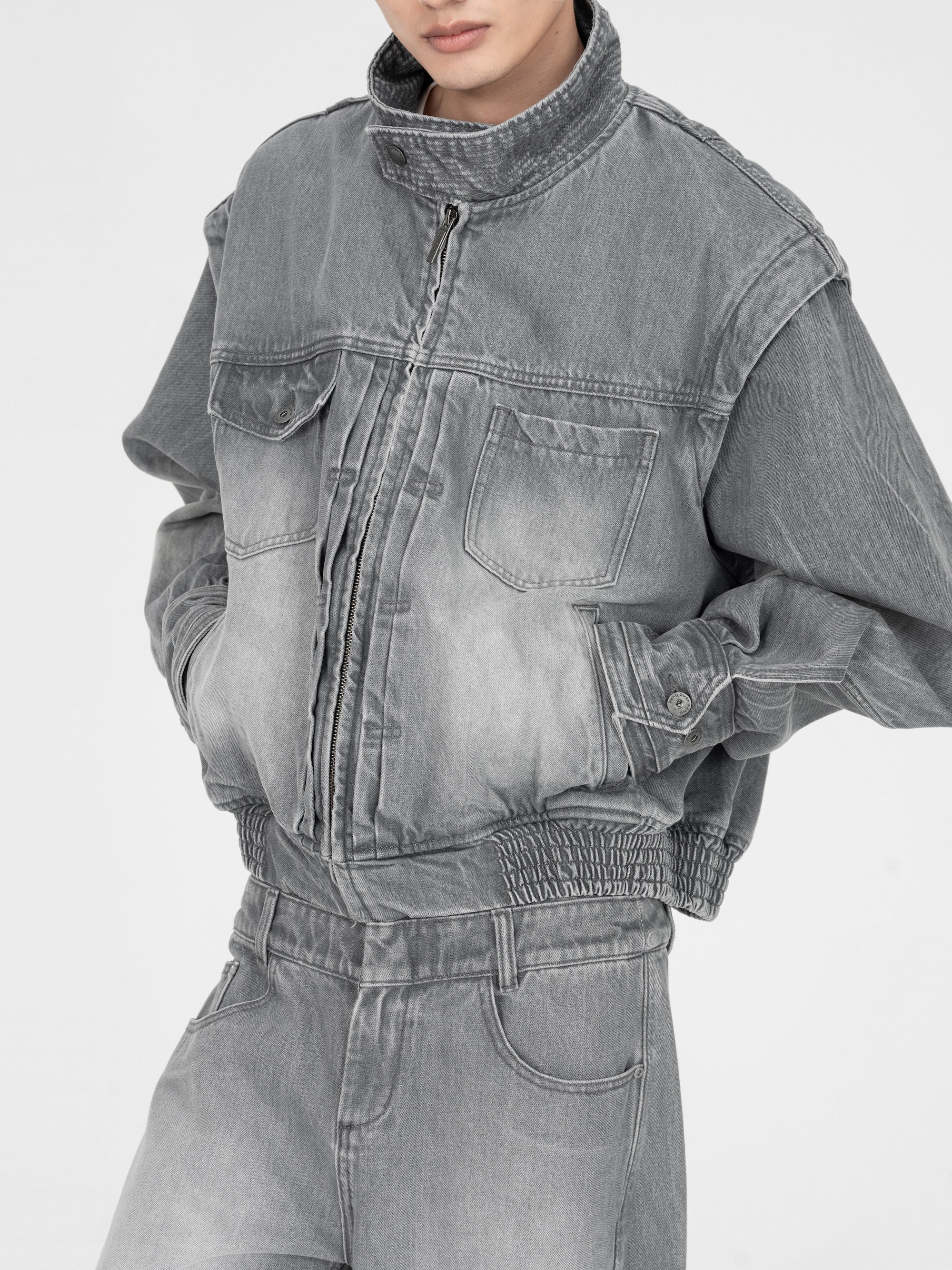 DECONSTRUCTED DENIM JACKET