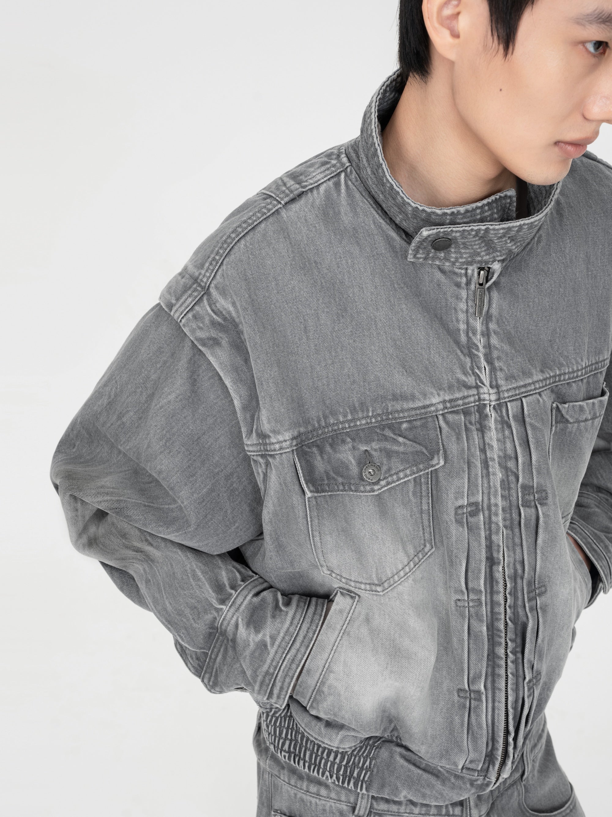 DECONSTRUCTED DENIM JACKET