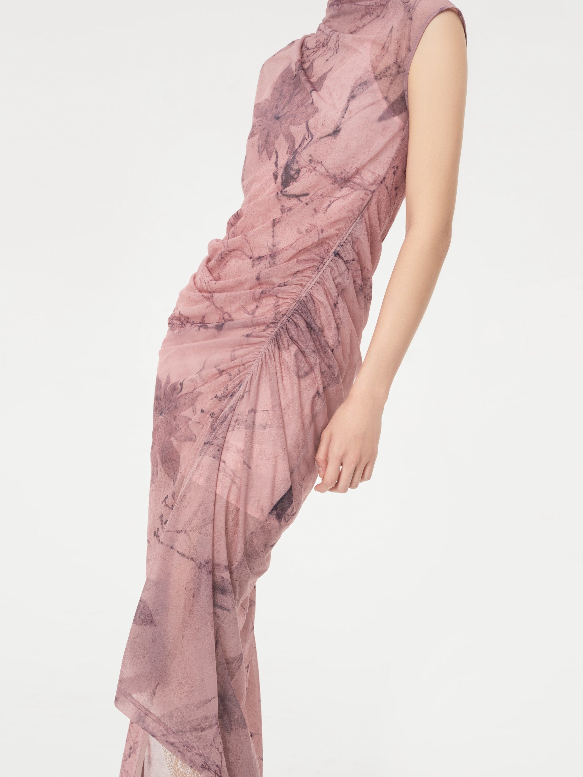 PRINTED PLANT DYE DRESS