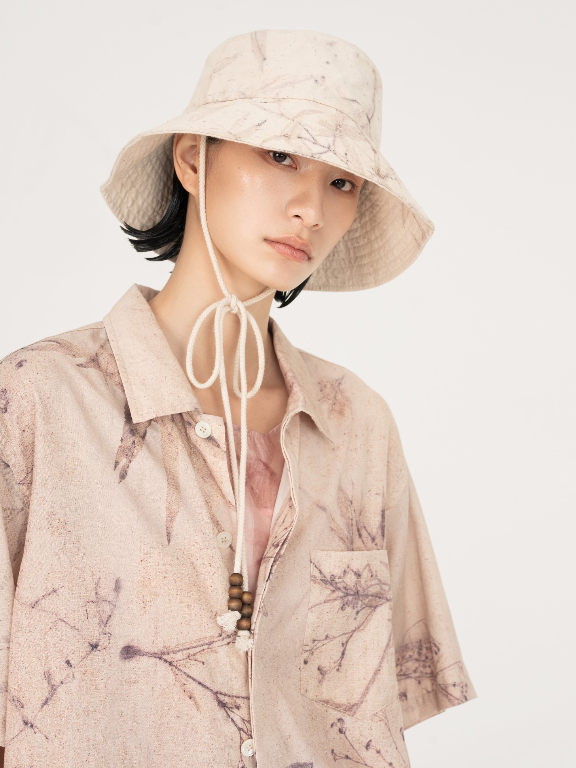 BAMBOO BOTANICAL DYED FISHERMAN'S HAT