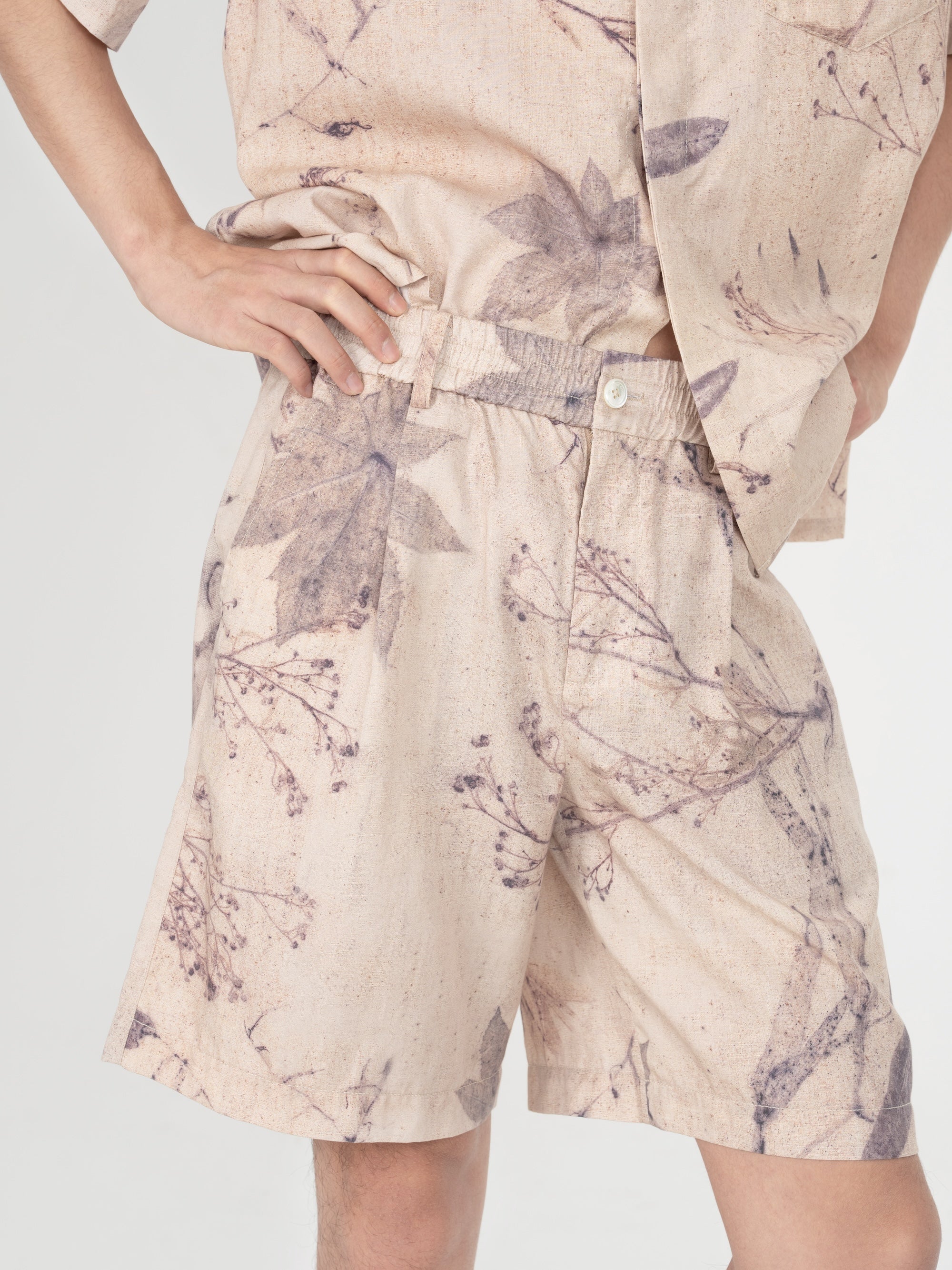 PRINTED PLANT DYE SHORT