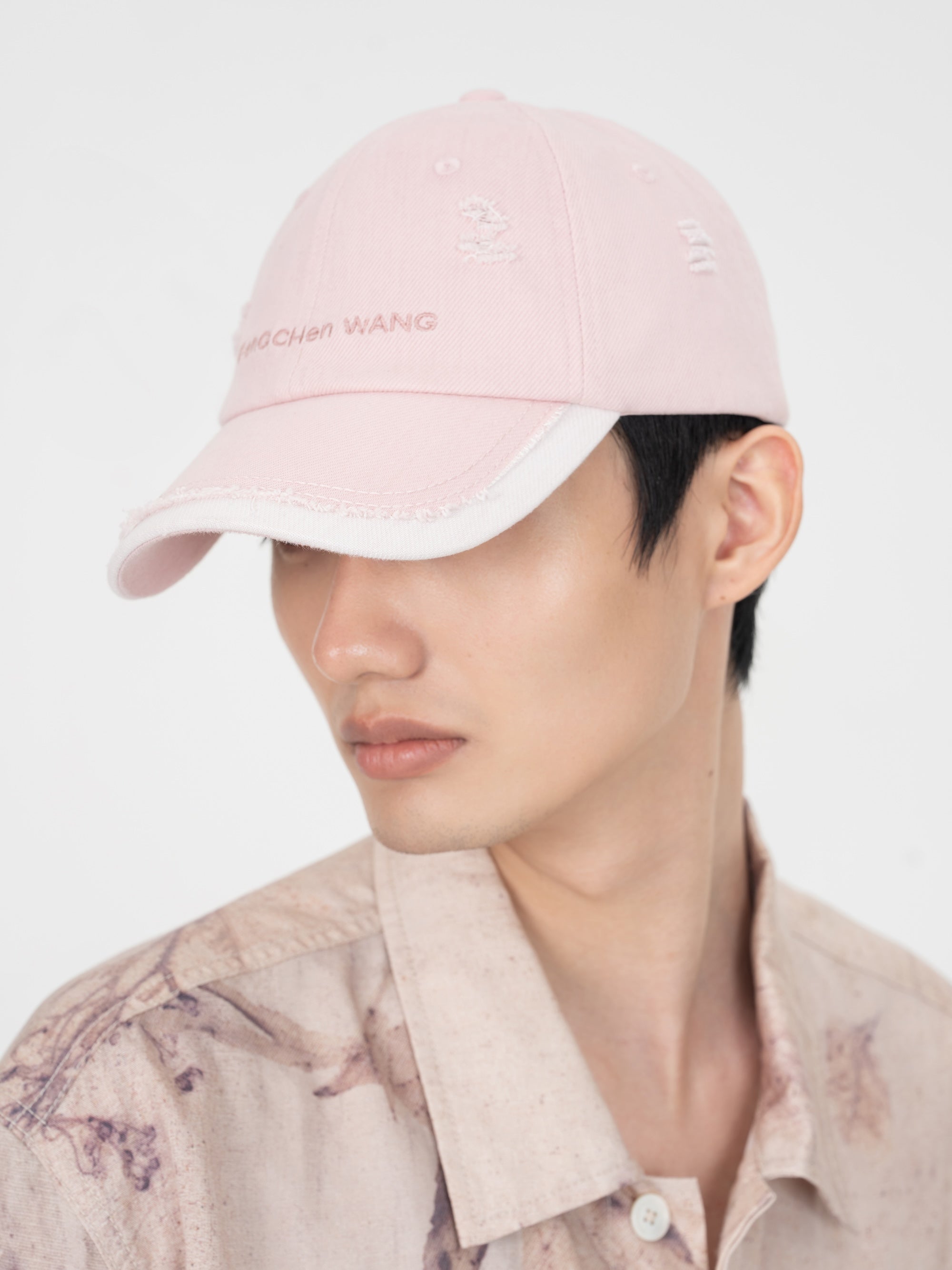 PINK DENIM BASEBALL CAP