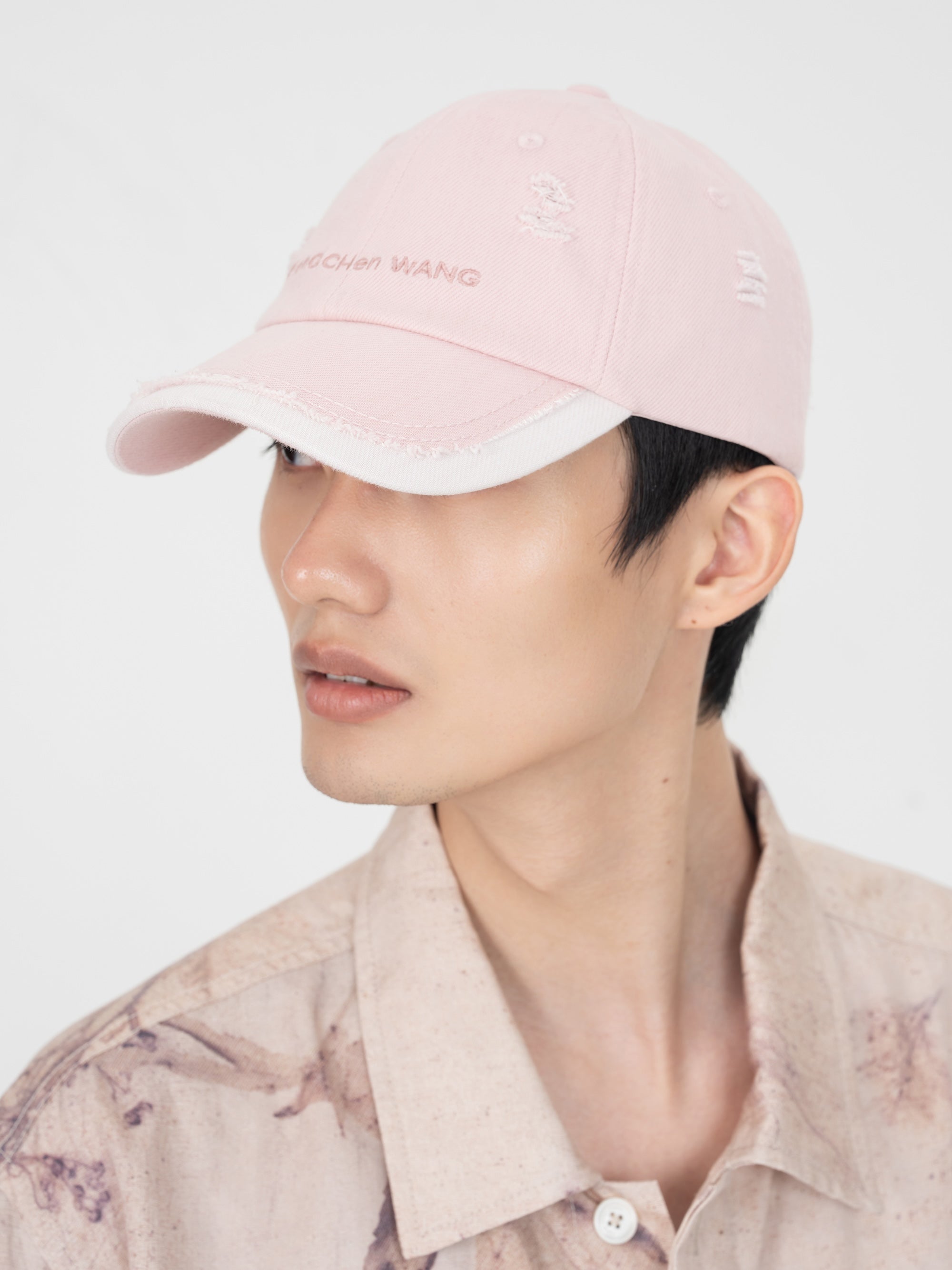 PINK DENIM BASEBALL CAP