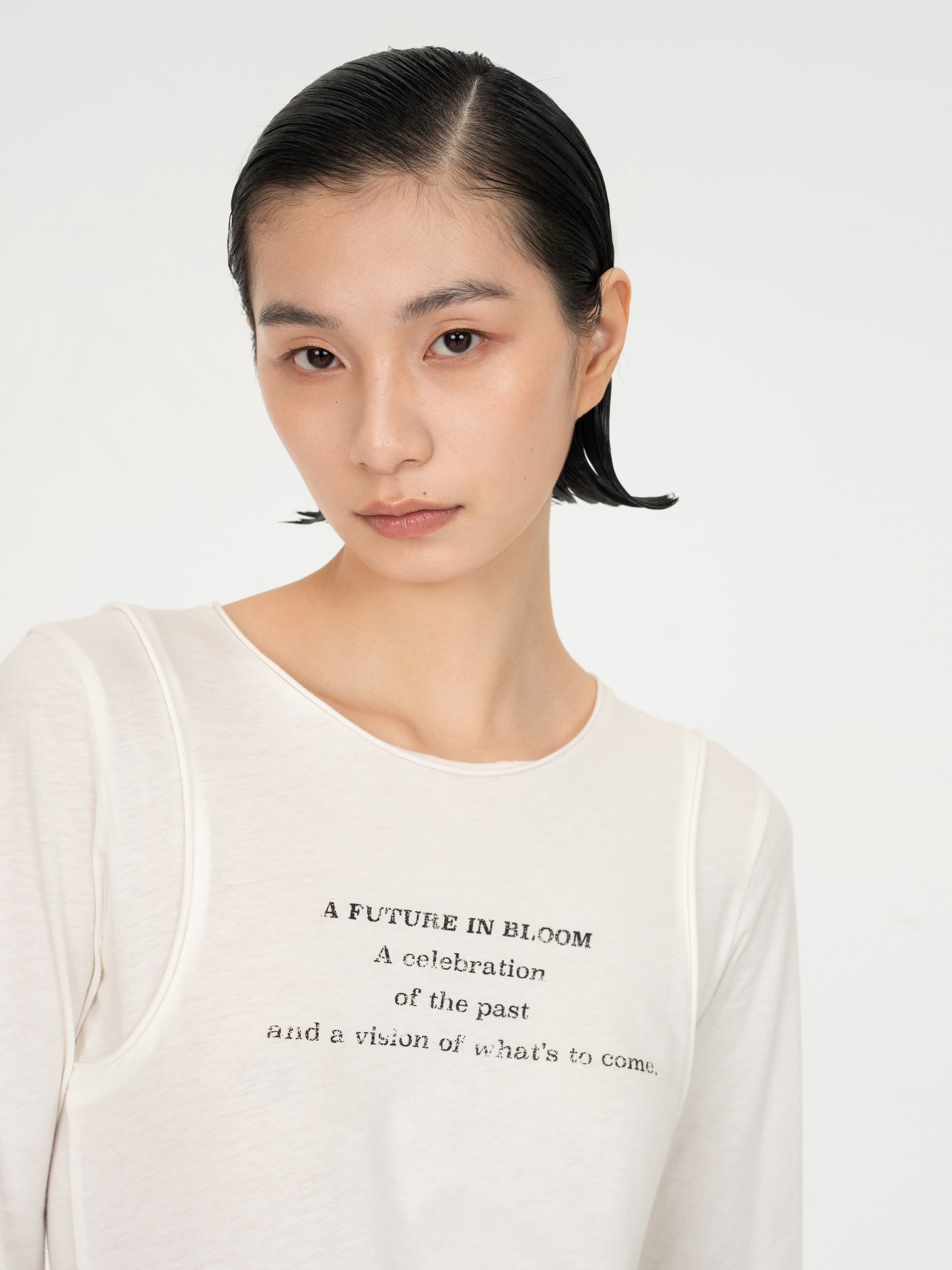 LAYERED-LOOK LONG SLEEVE JERSEY - Feng Chen Wang