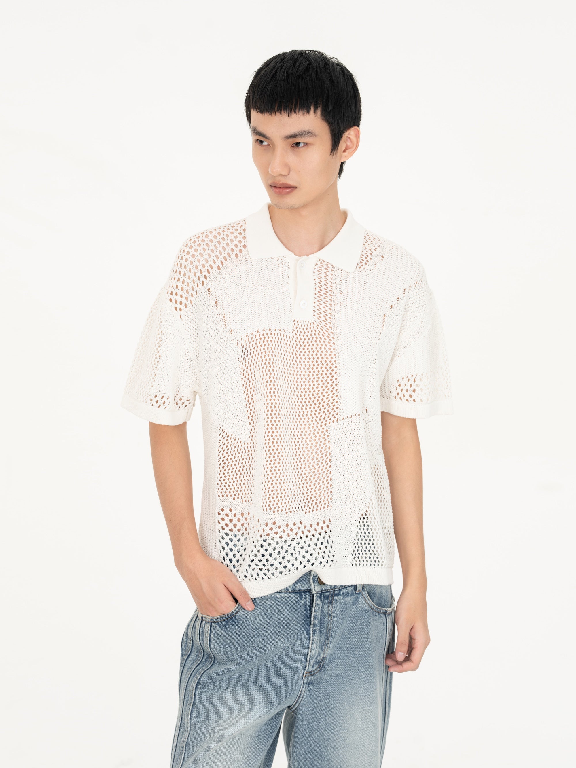 KNIT POLO - Feng Chen Wang