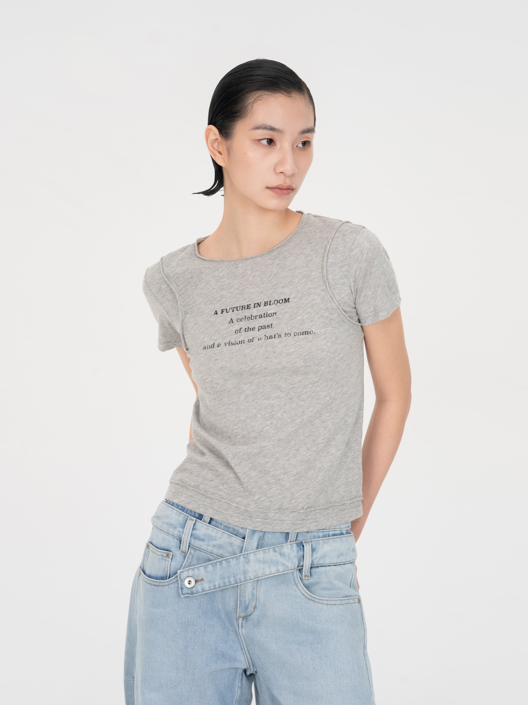 LAYERED-LOOK T-SHIRT - Feng Chen Wang