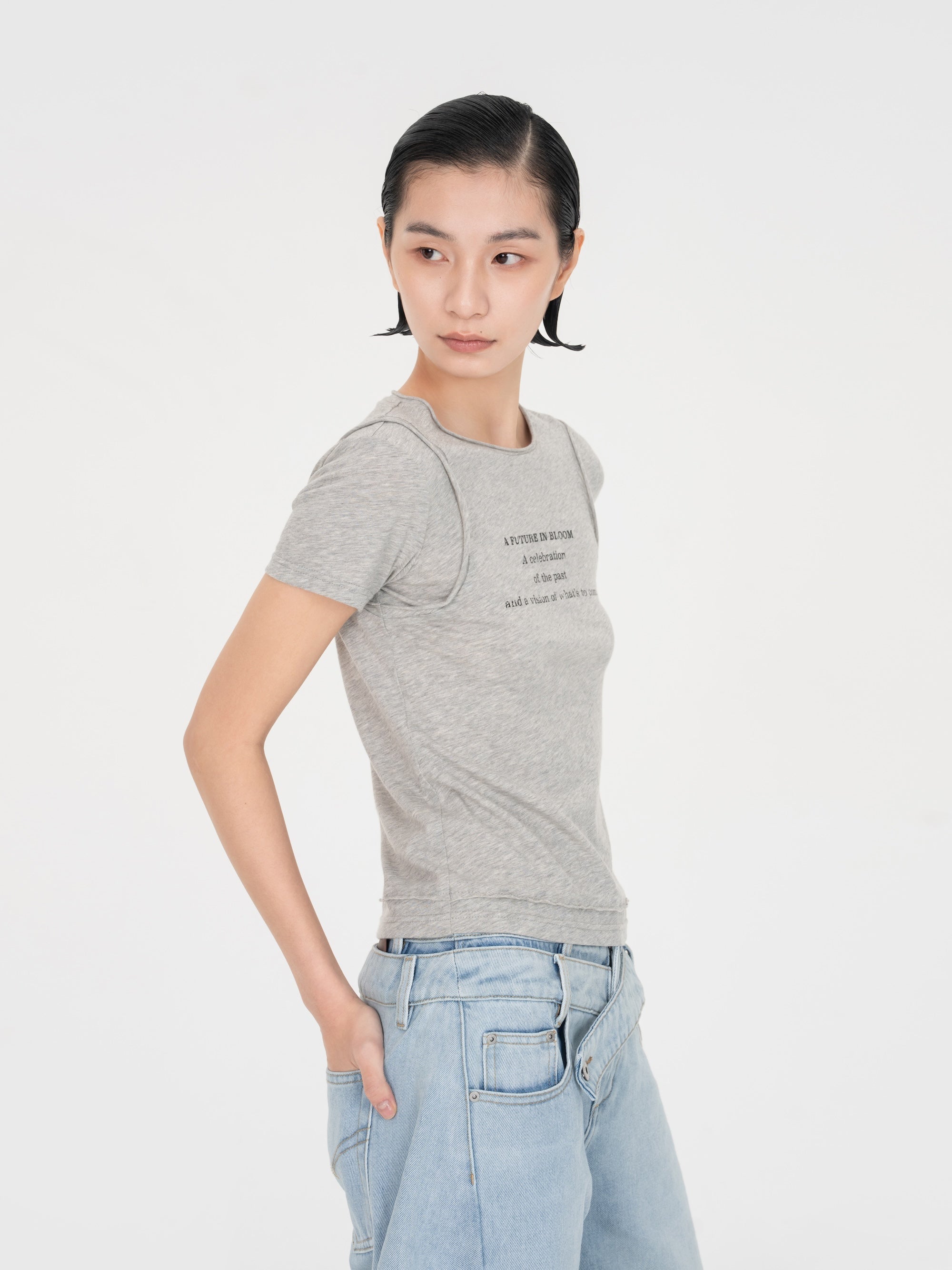LAYERED-LOOK T-SHIRT - Feng Chen Wang