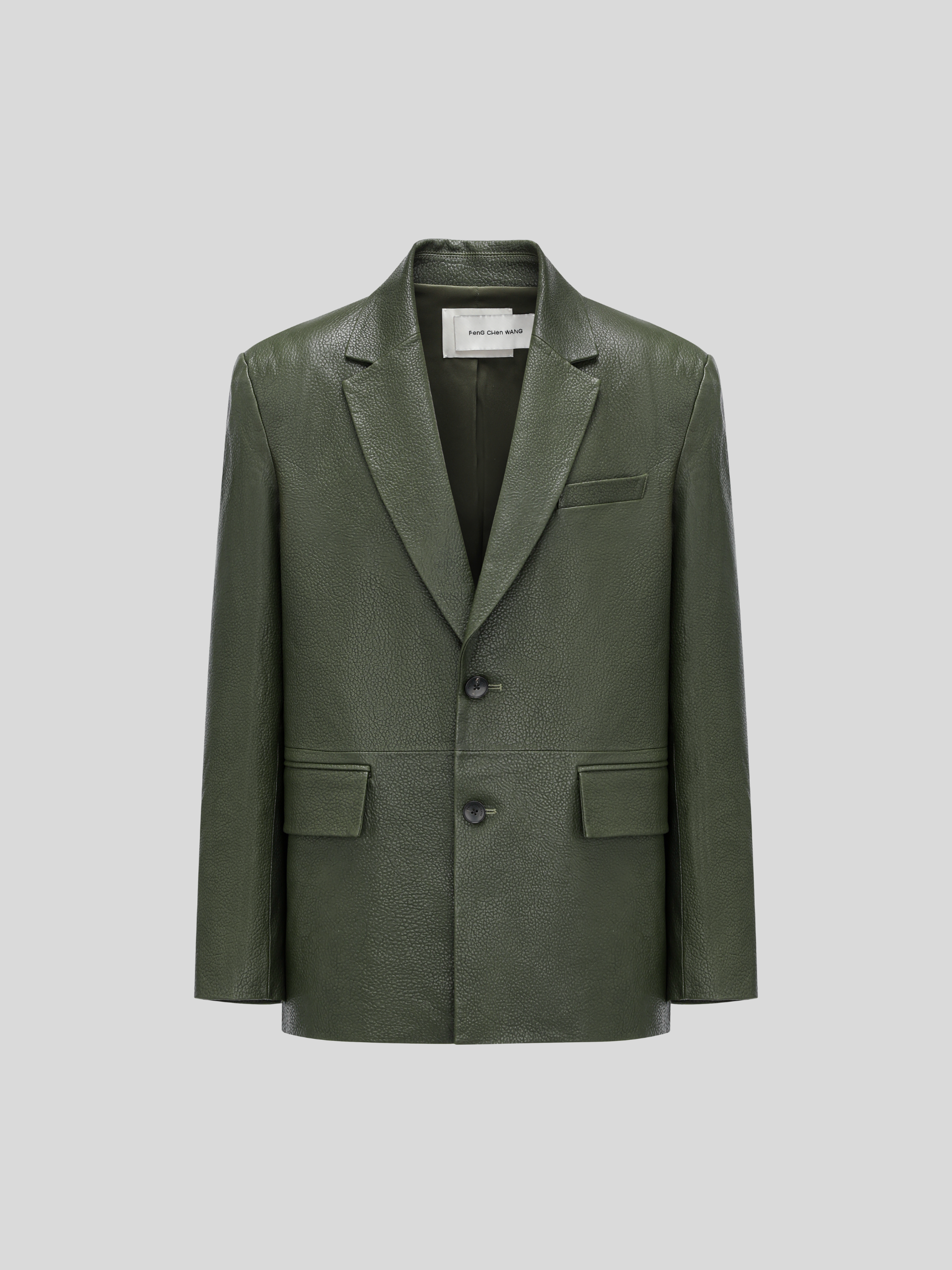SHEEPSKIN LEATHER BLAZER