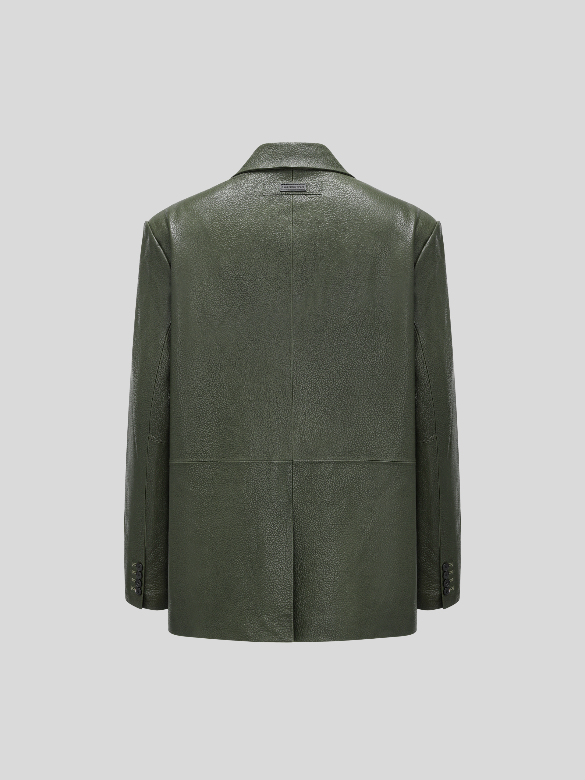 SHEEPSKIN LEATHER BLAZER