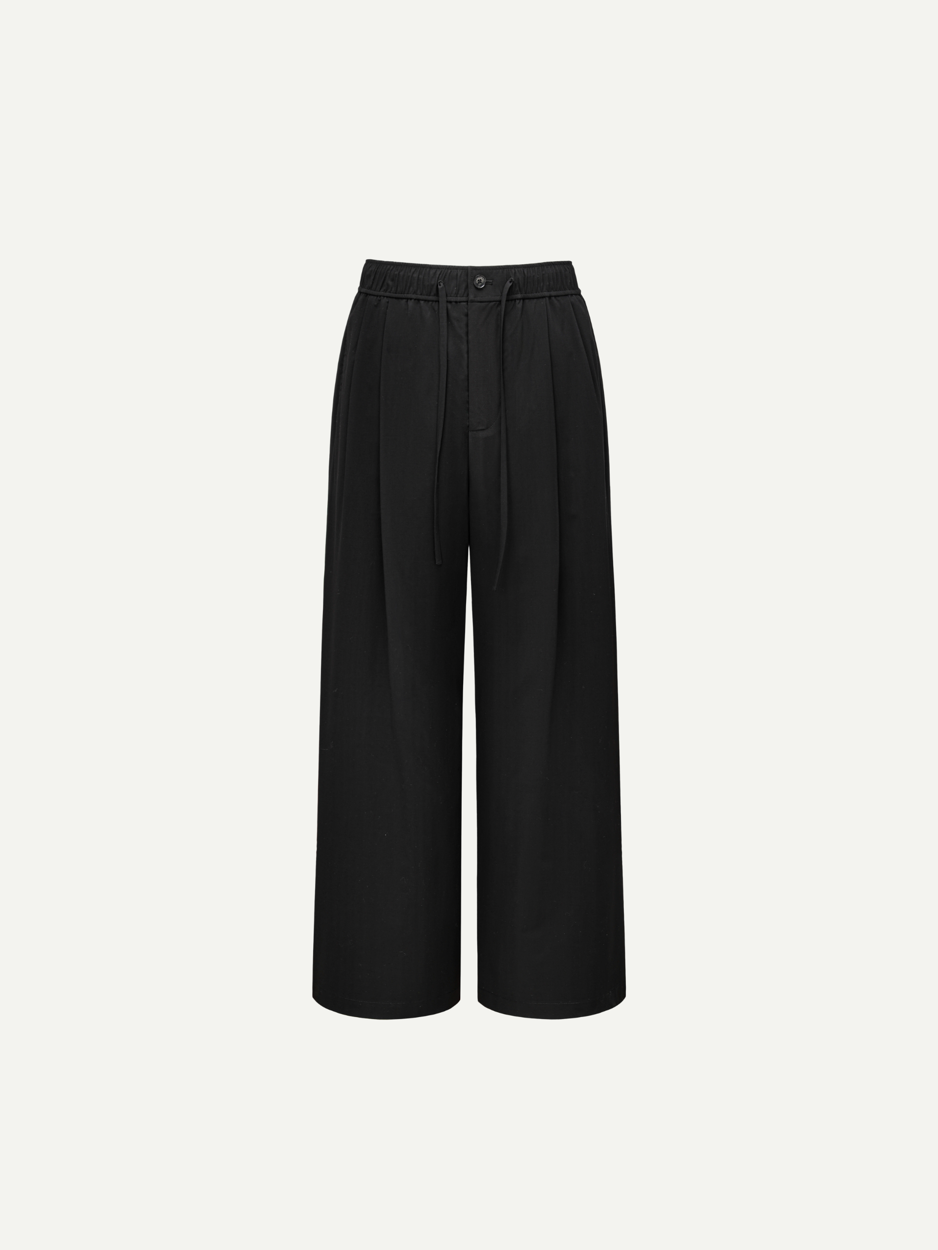 ELASTIC WAISTBAND CASUAL PANTS