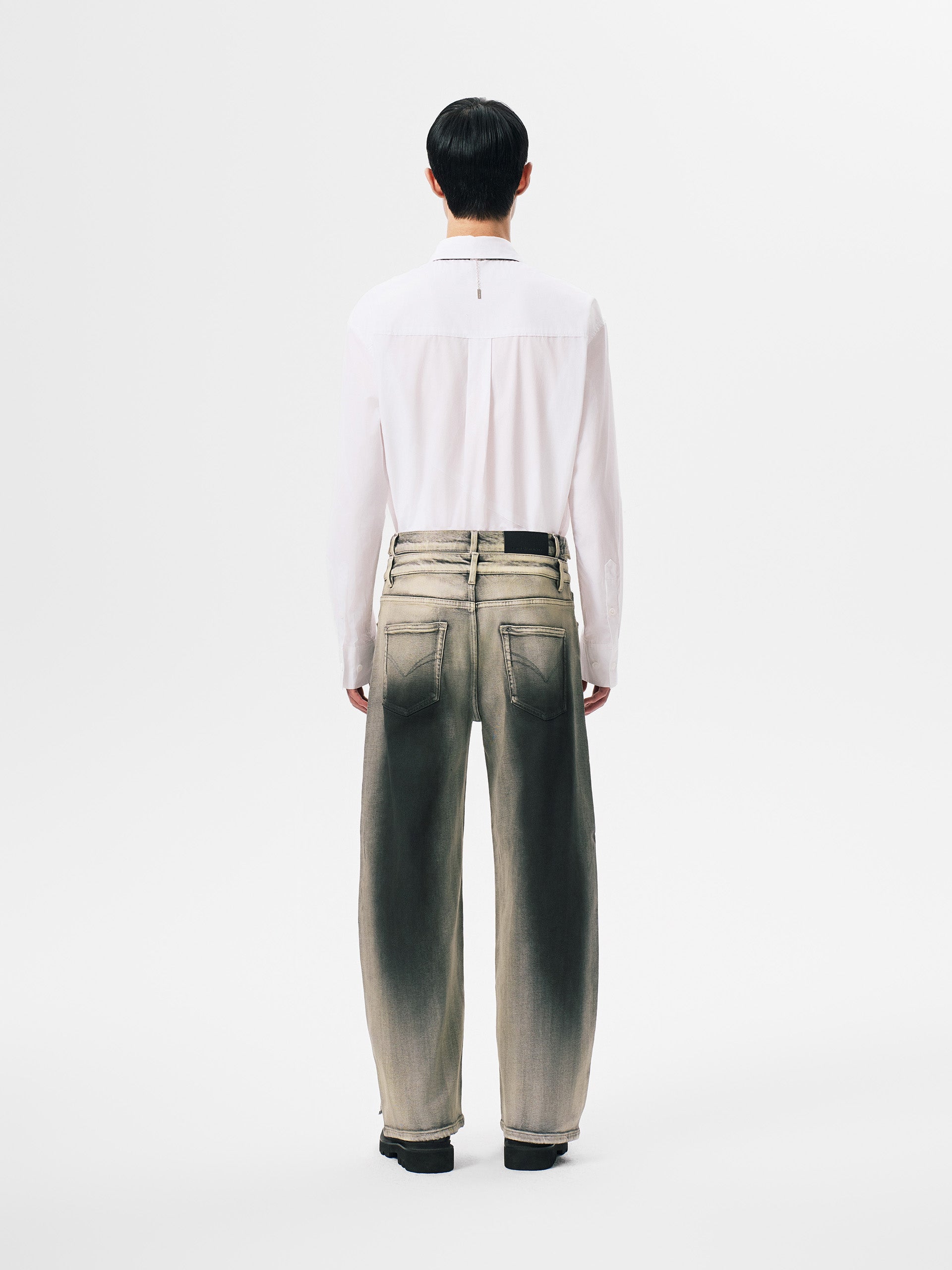 GRADIENT DENIM TROUSERS