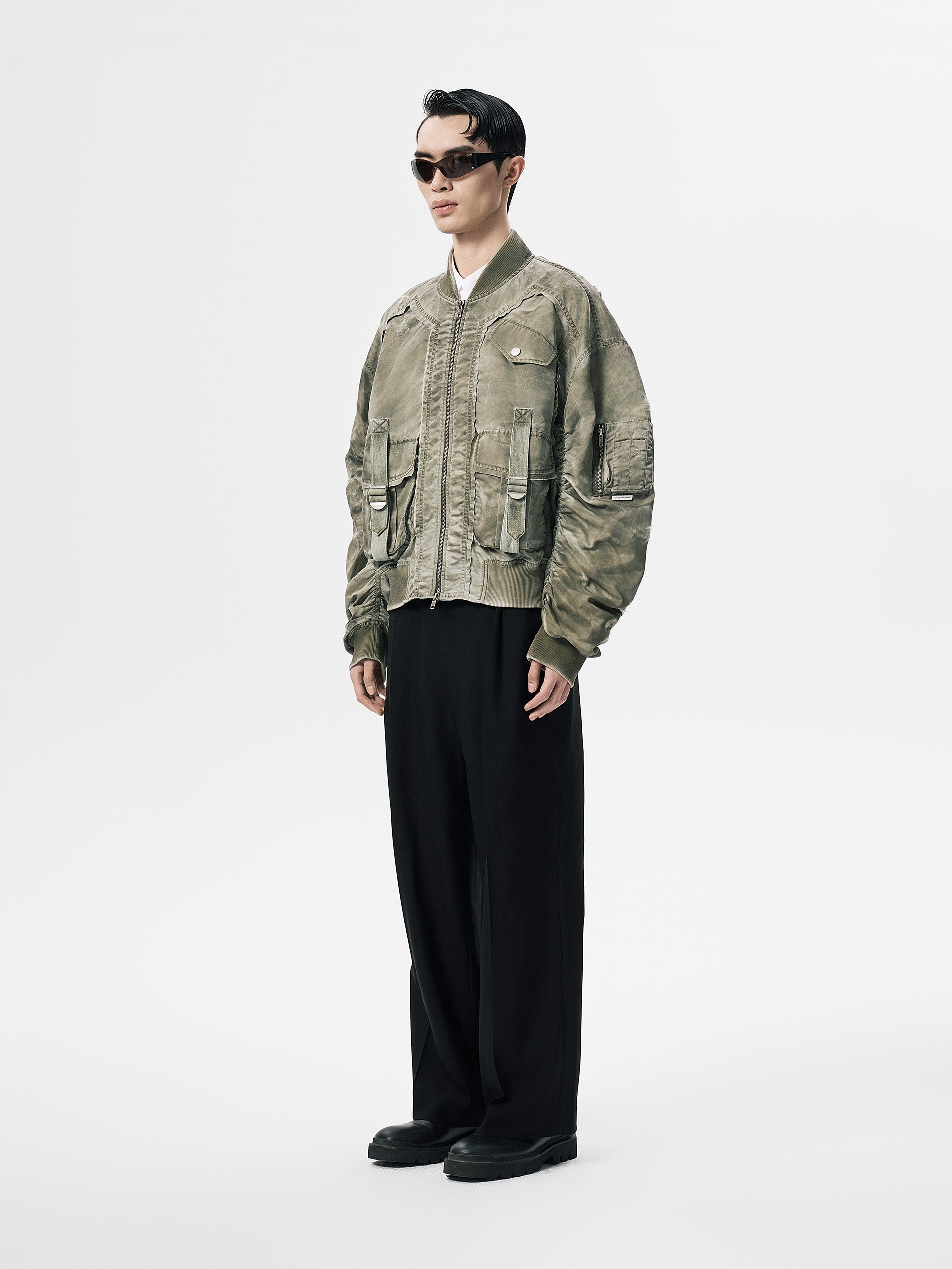 SANDWASHED UTILITY JACKET