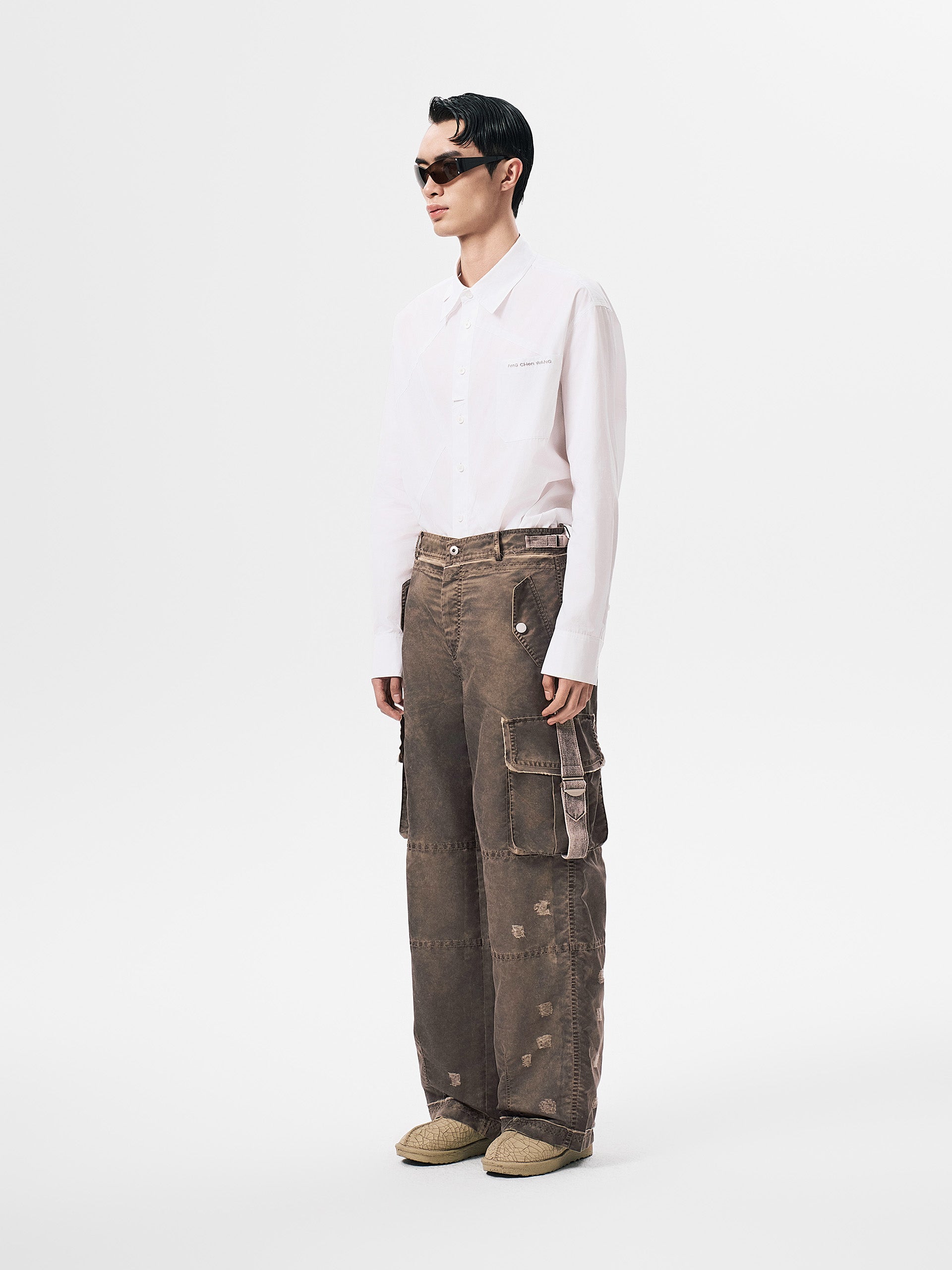 SANDWASHED   CARGO PANTS