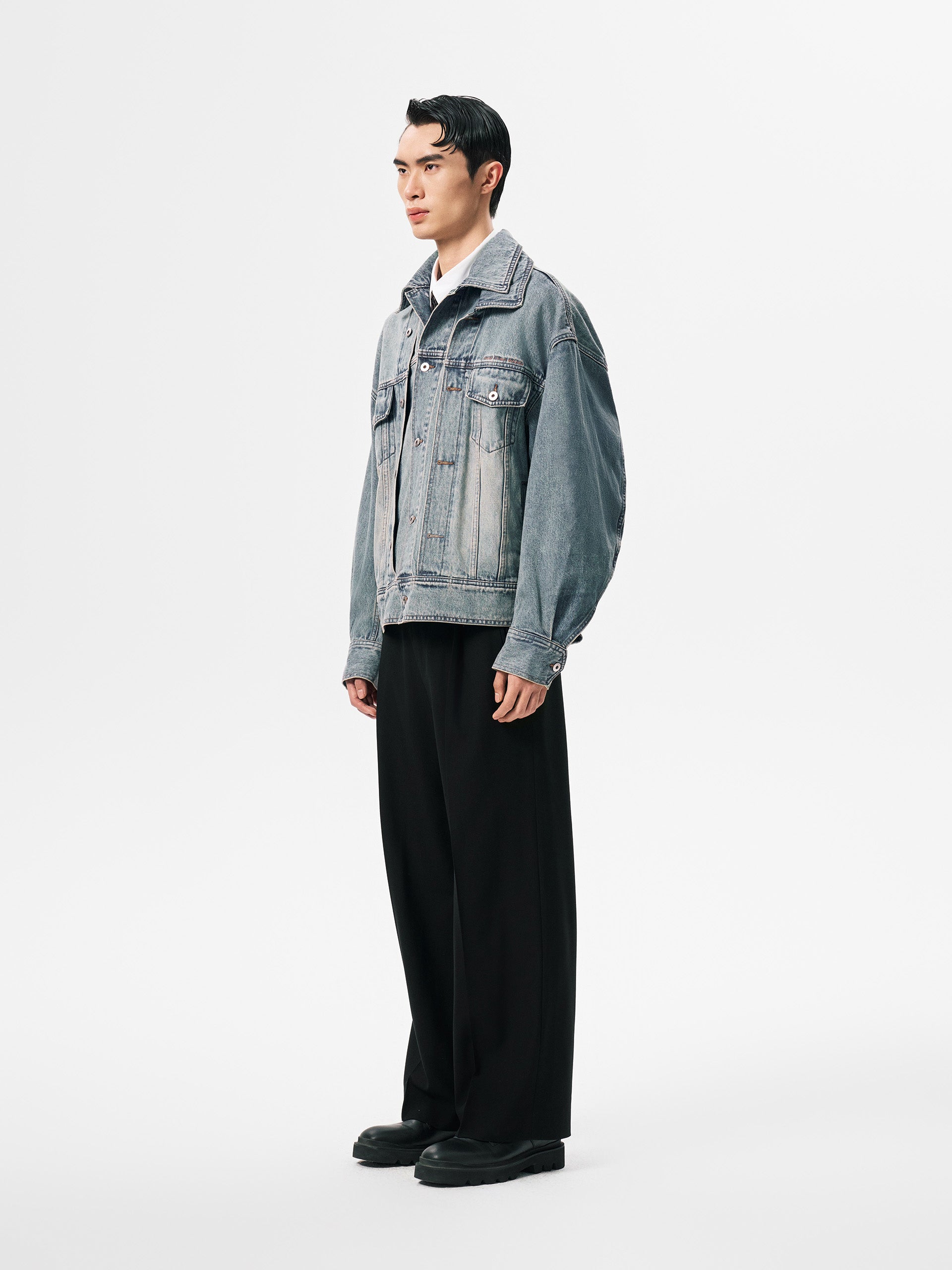 DECONSTRUCTED DENIM JACKET