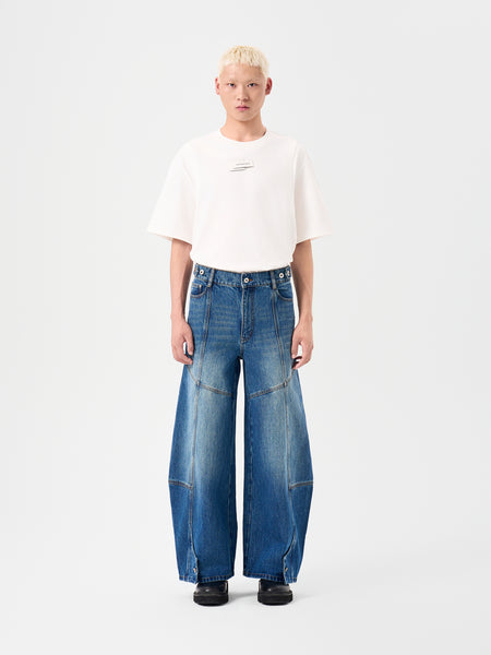 パンツ feng chen wang MULTI PATCHES DENIM PANTS feng chen wang MULTI PATCHES DENIM PANTS