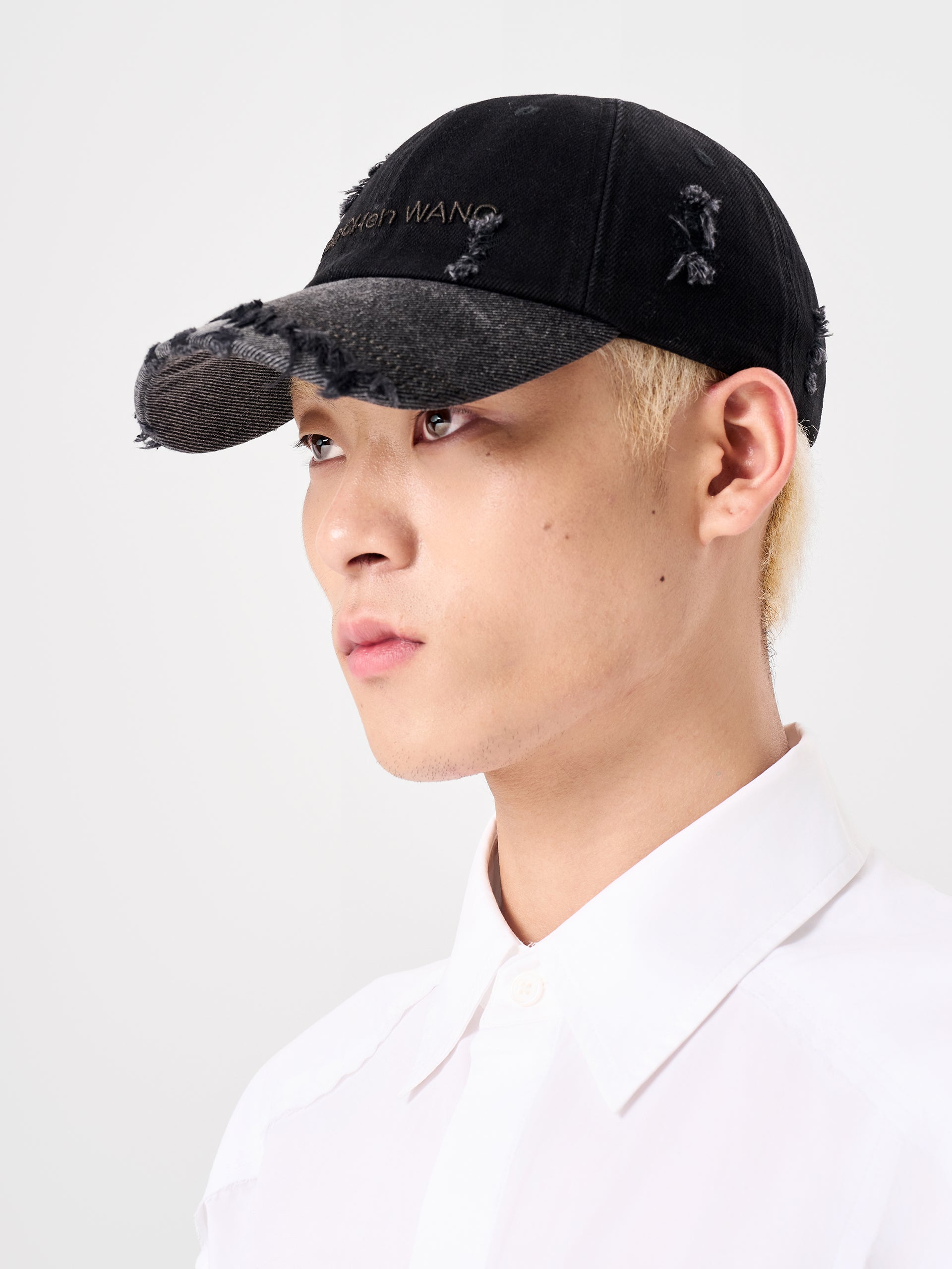 PANELLED DENIM BASEBALL CAP