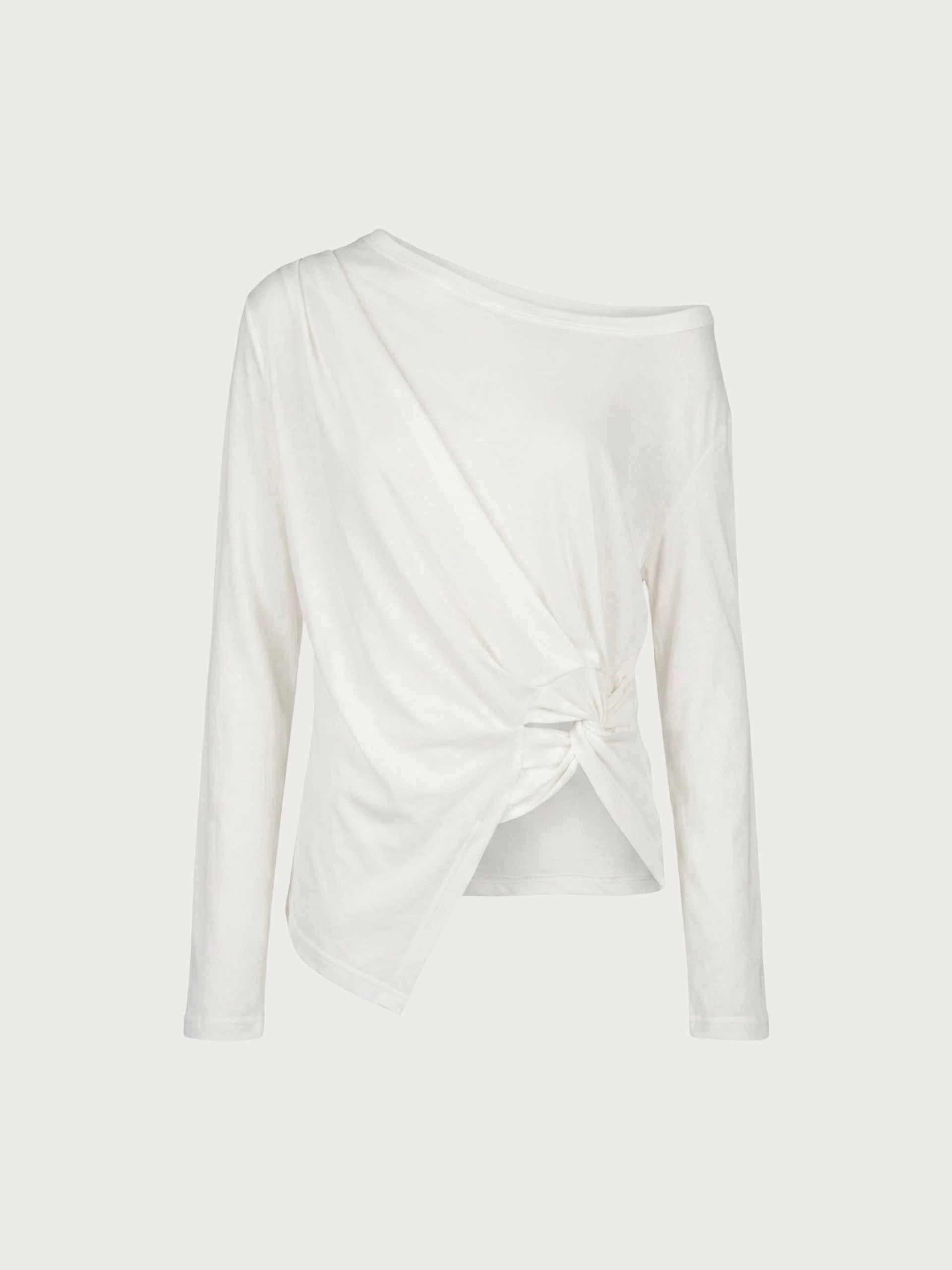 JERSEY TOP WITH KNOTTED - Feng Chen Wang