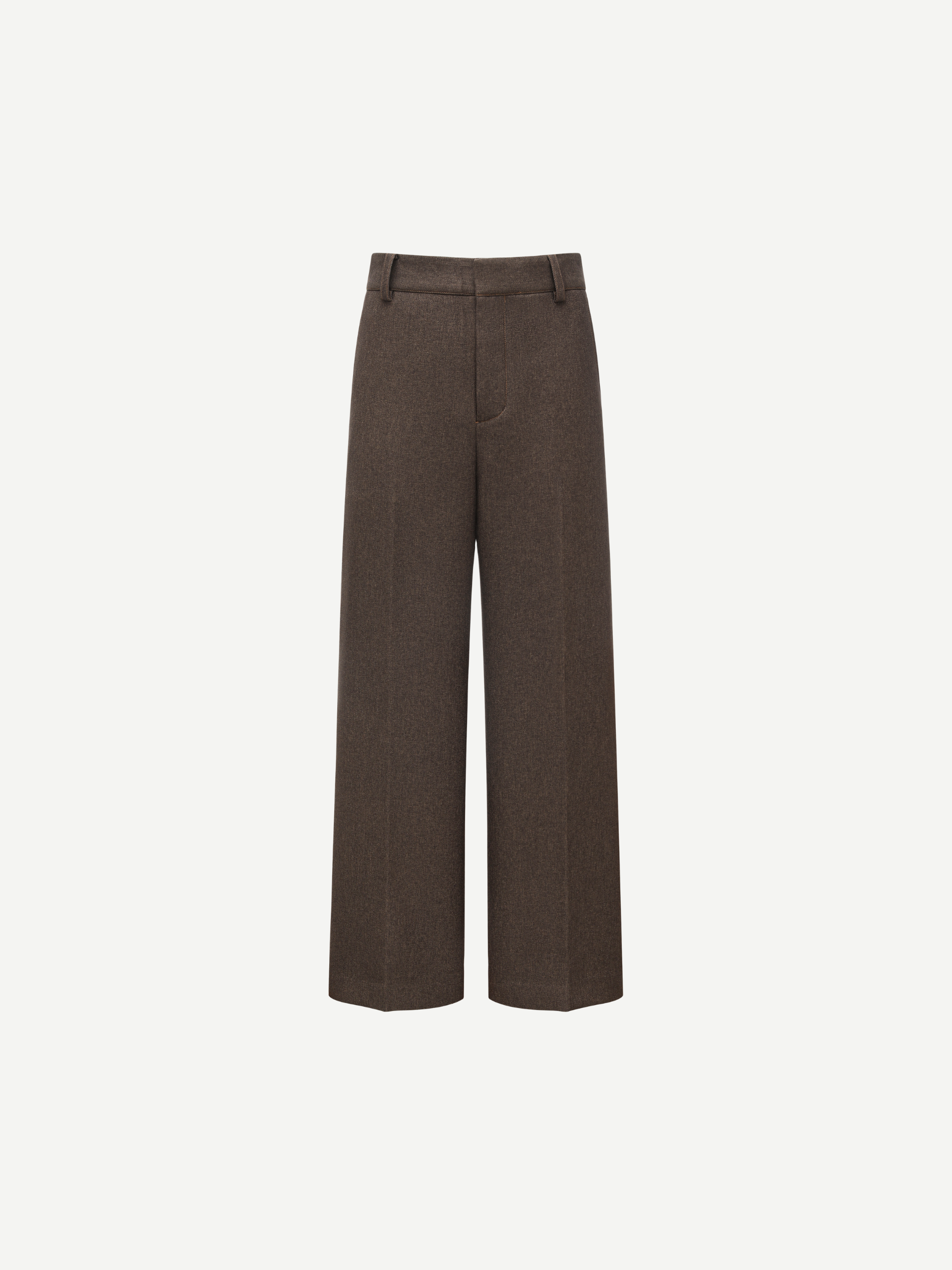 CASUAL STRAIGHT-LEG TROUSERS