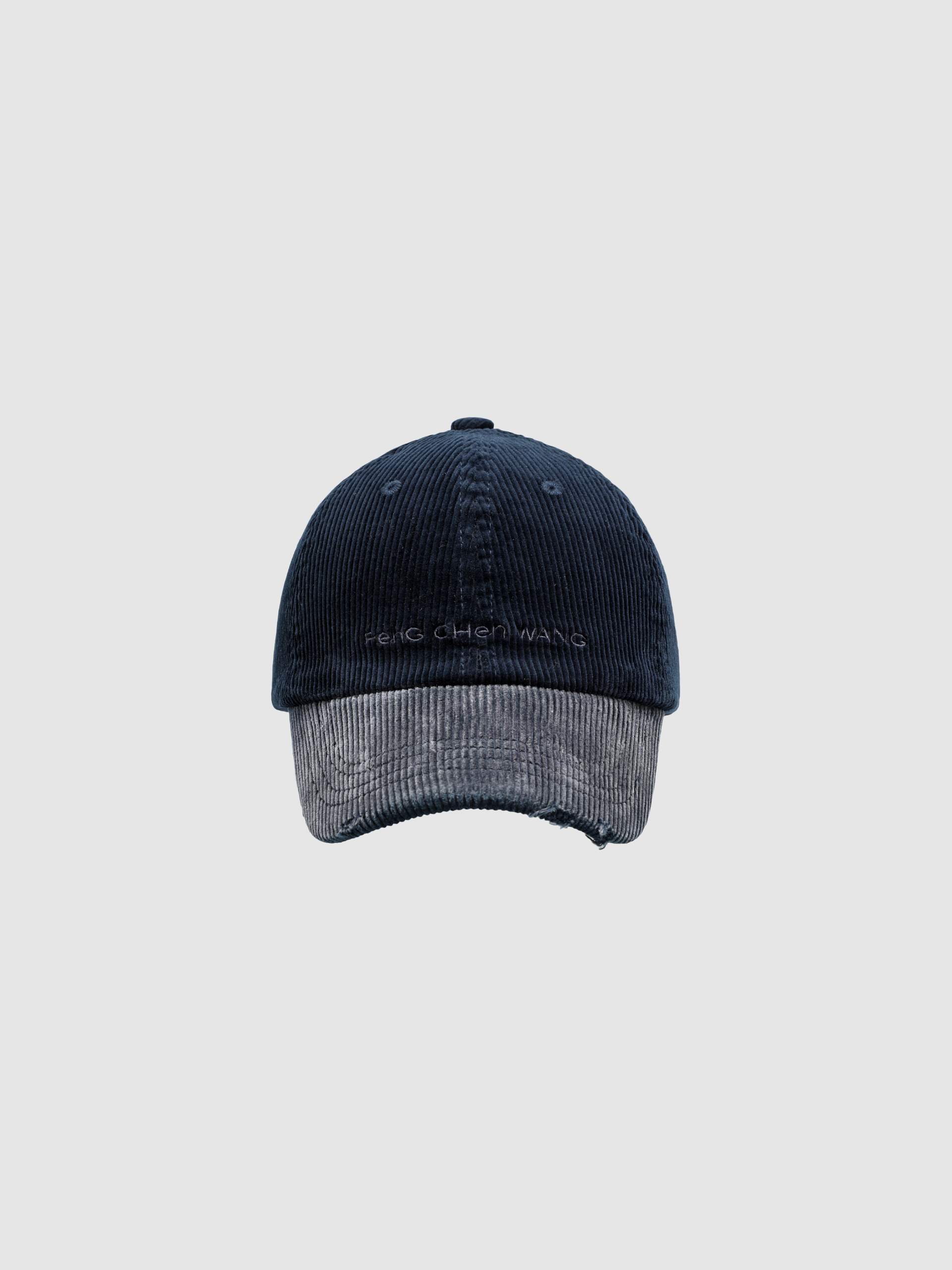 BLUE WASHED CORDUROY BASEBALL CAP
