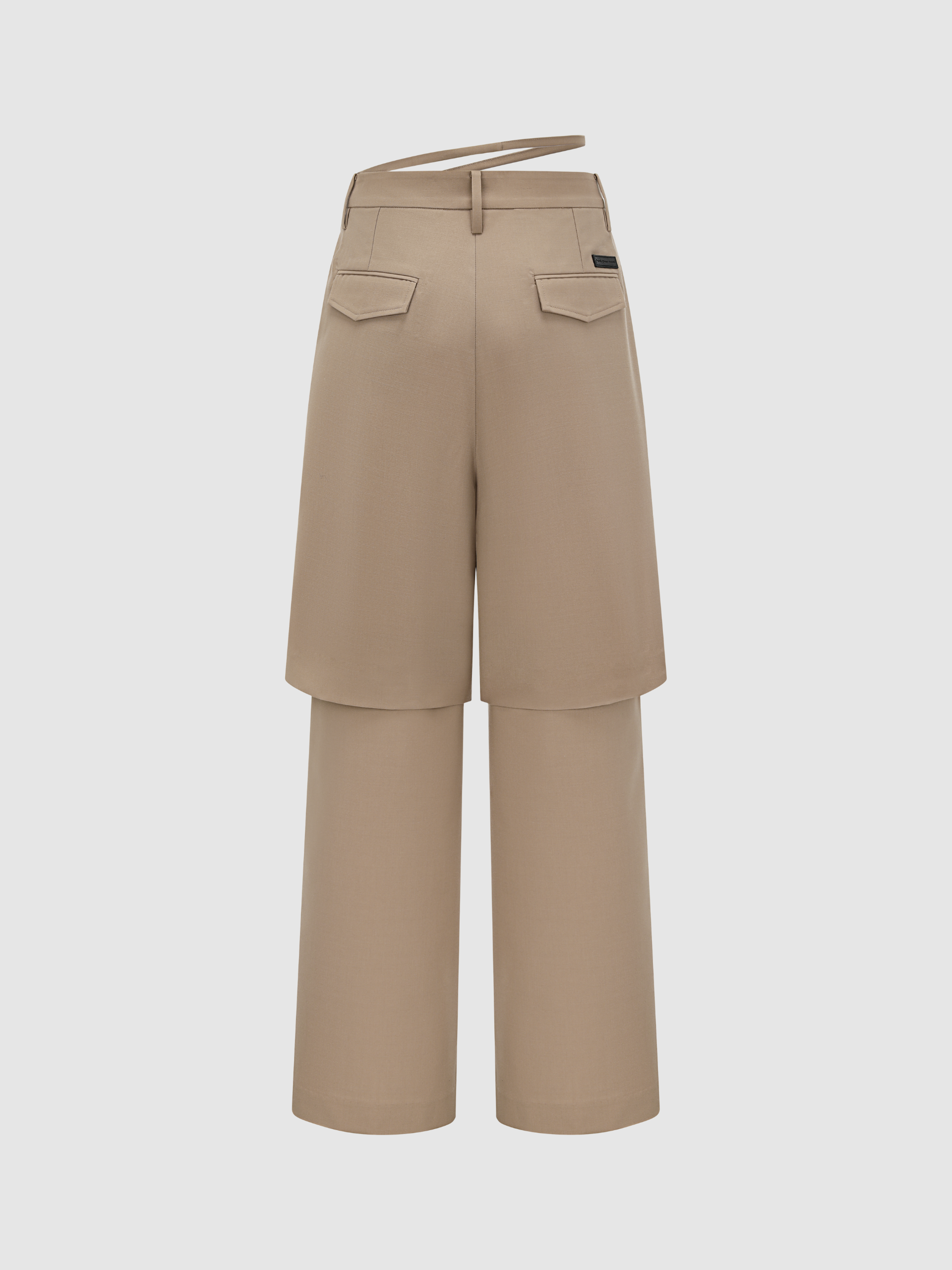 KHAKI 2-IN-1 TROUSERS