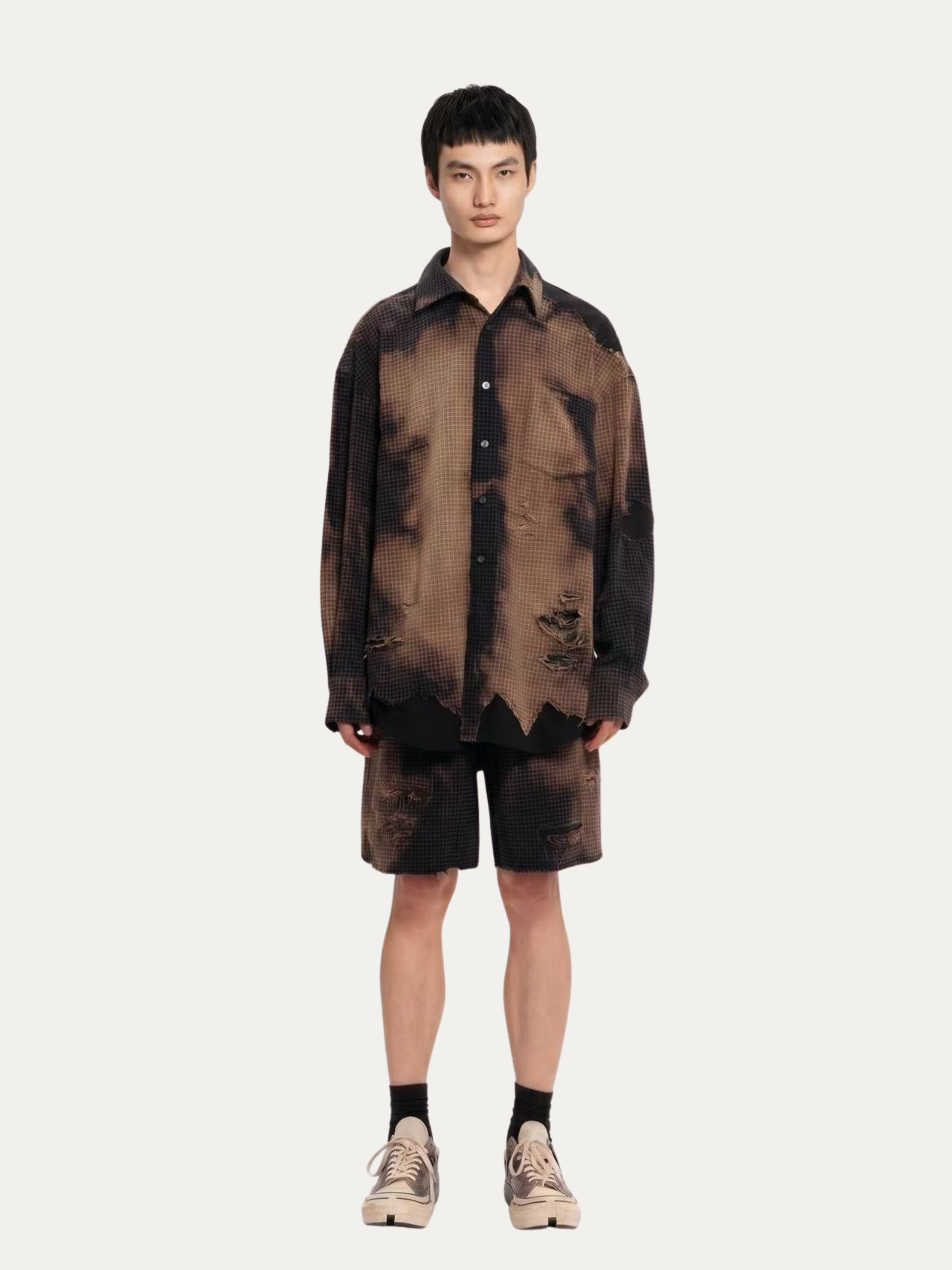 LONG SLEEVE SHIRT IN DECAYED CHECK