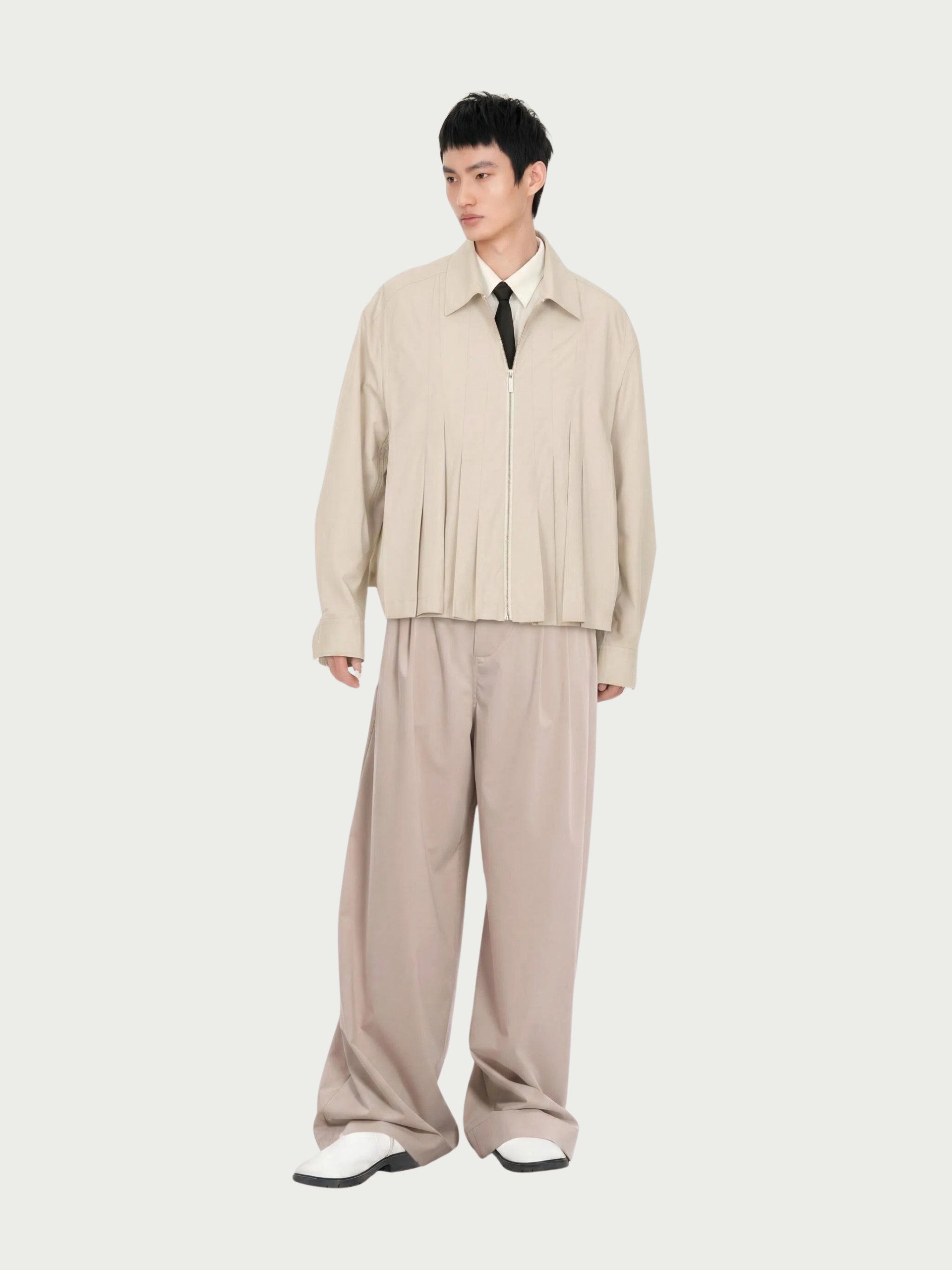 DOUBLE PLEATED TROUSERS - Feng Chen Wang