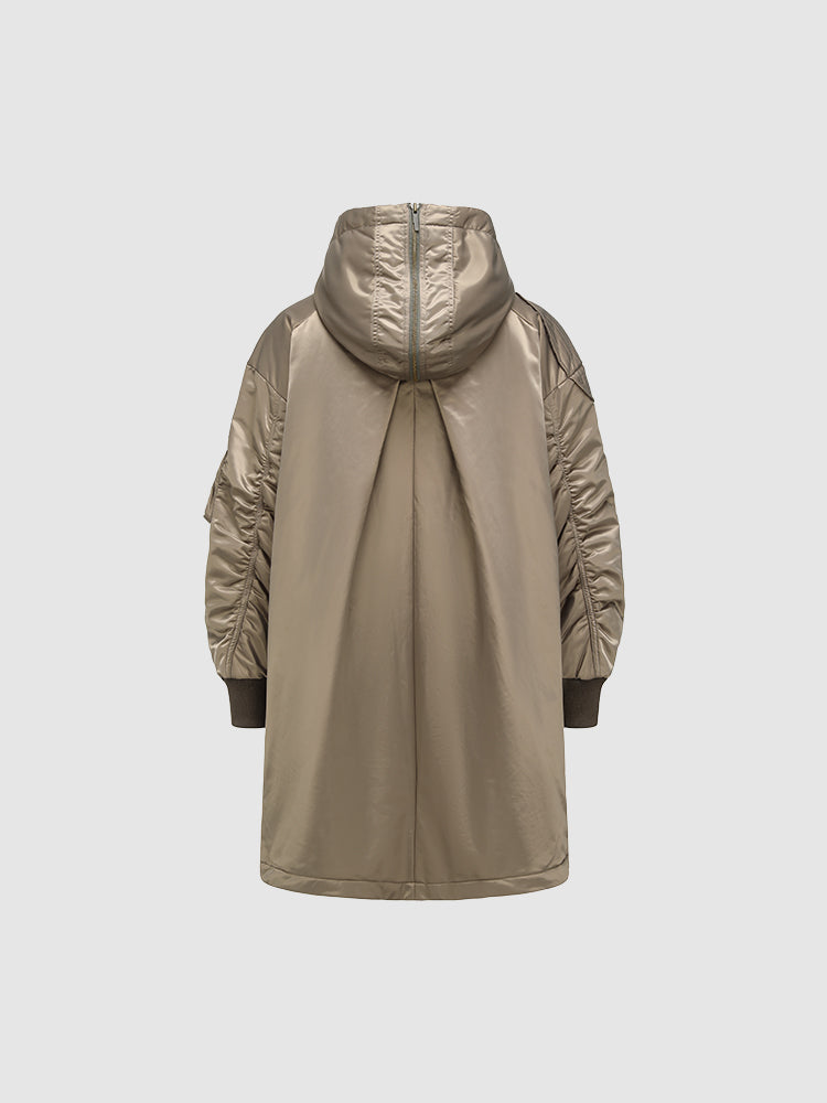 MULTIPOCKET CARGO PARKA COAT