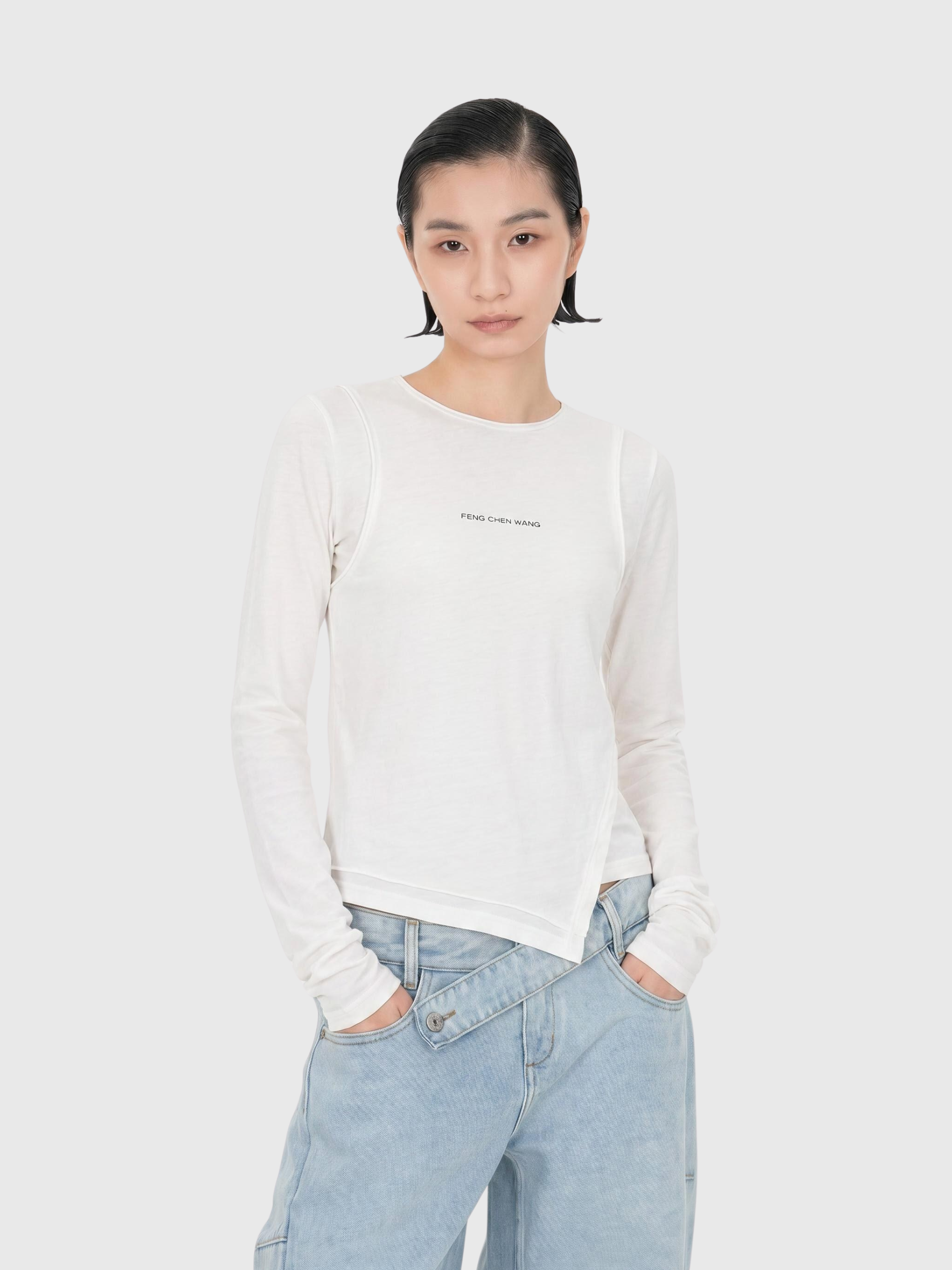 2 IN 1 LONG SLEEVE T-SHIRT