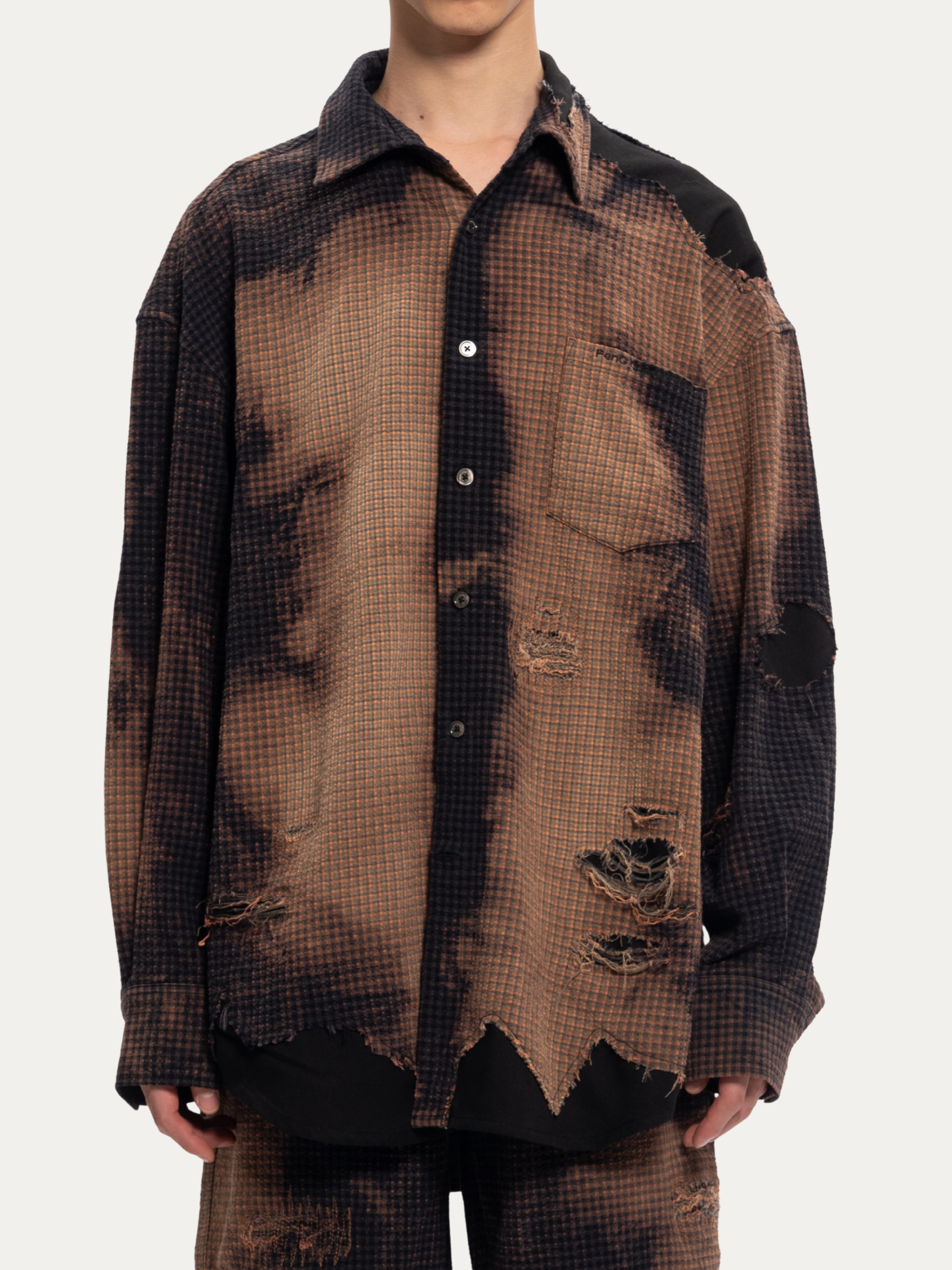 LONG SLEEVE SHIRT IN DECAYED CHECK