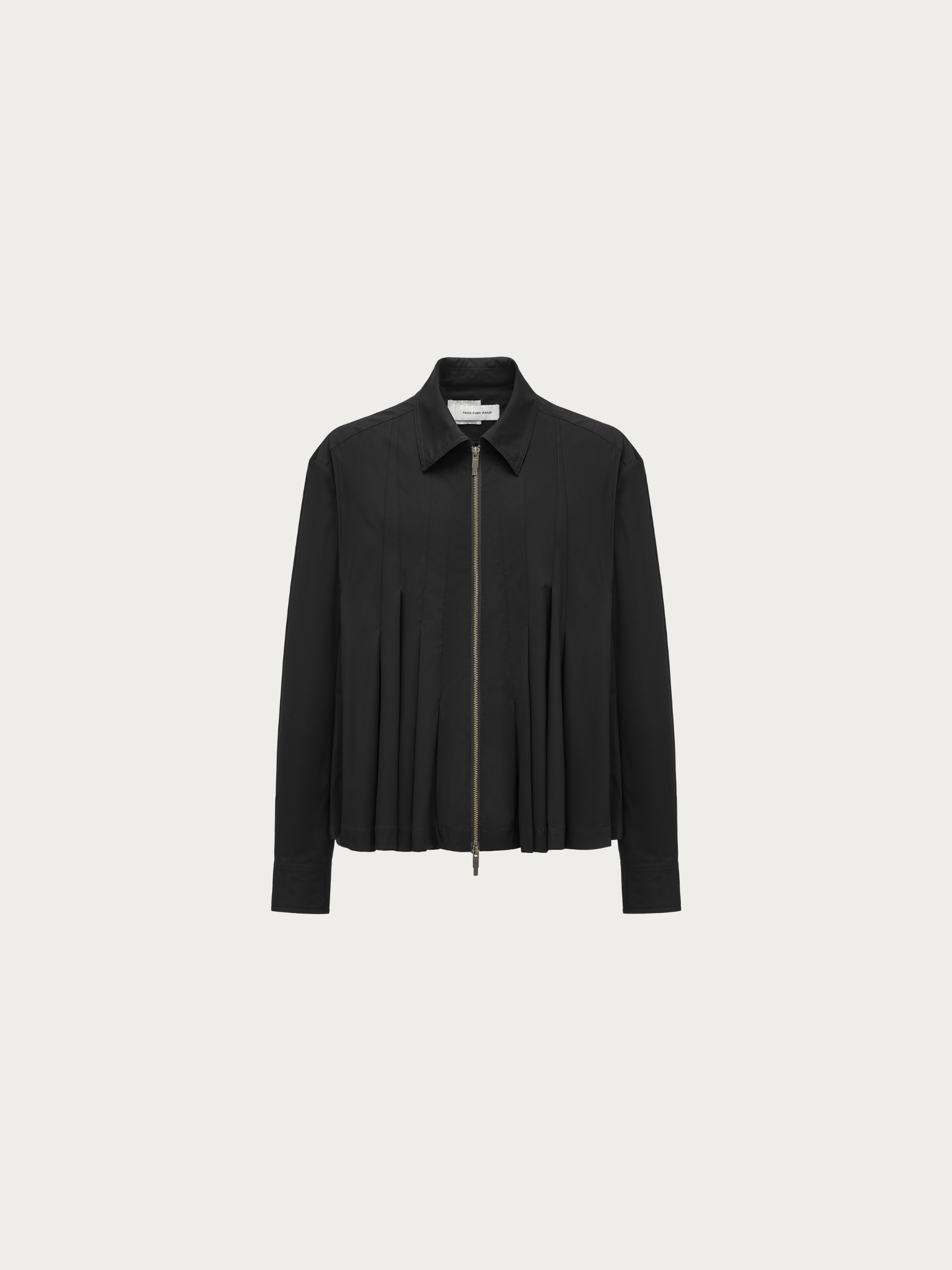 PLEATED SHIRT JACKET