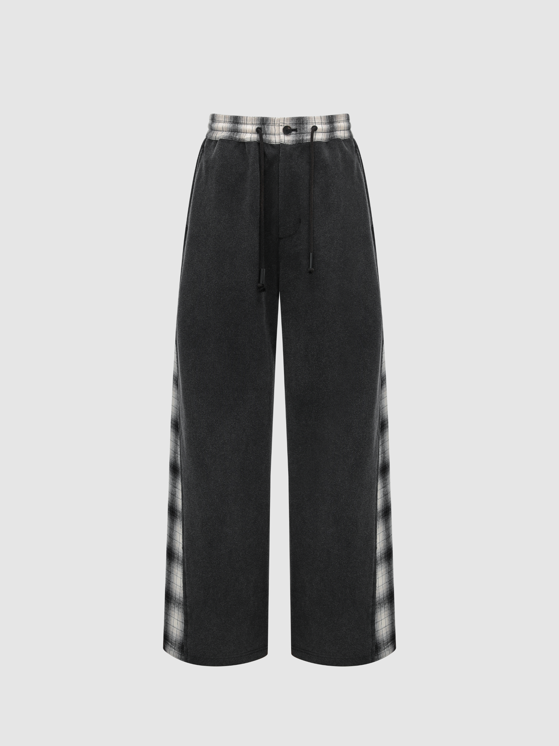BLACK TWO-IN-ONE PANTS