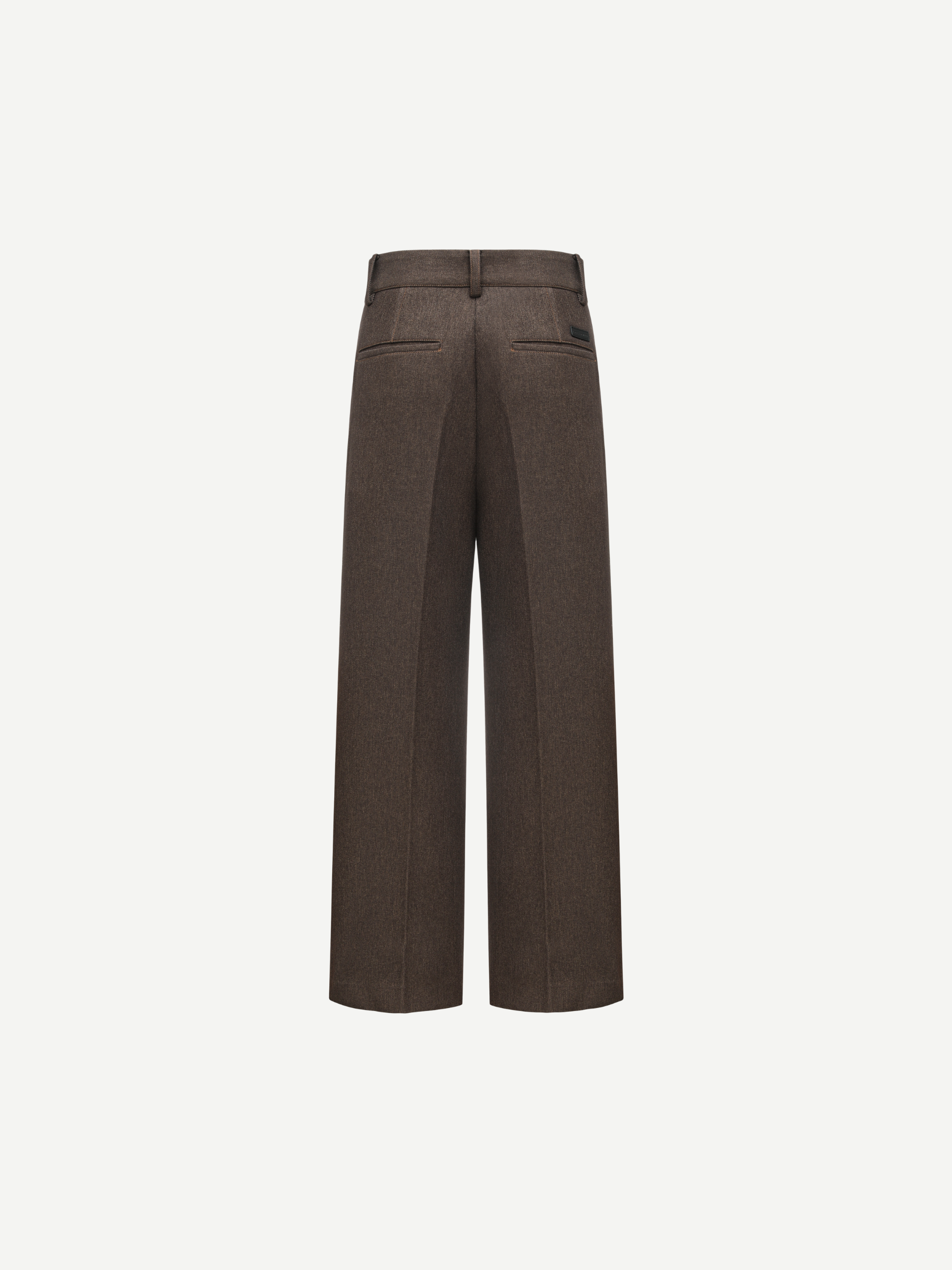 CASUAL STRAIGHT-LEG TROUSERS