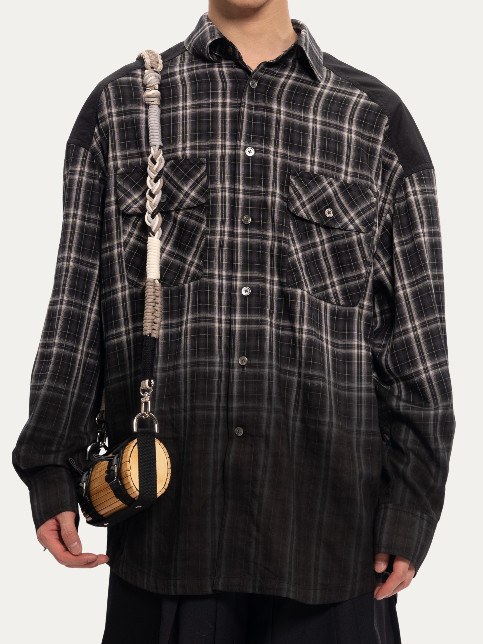 BLACK CHAECK WORKWEAR SHIRT