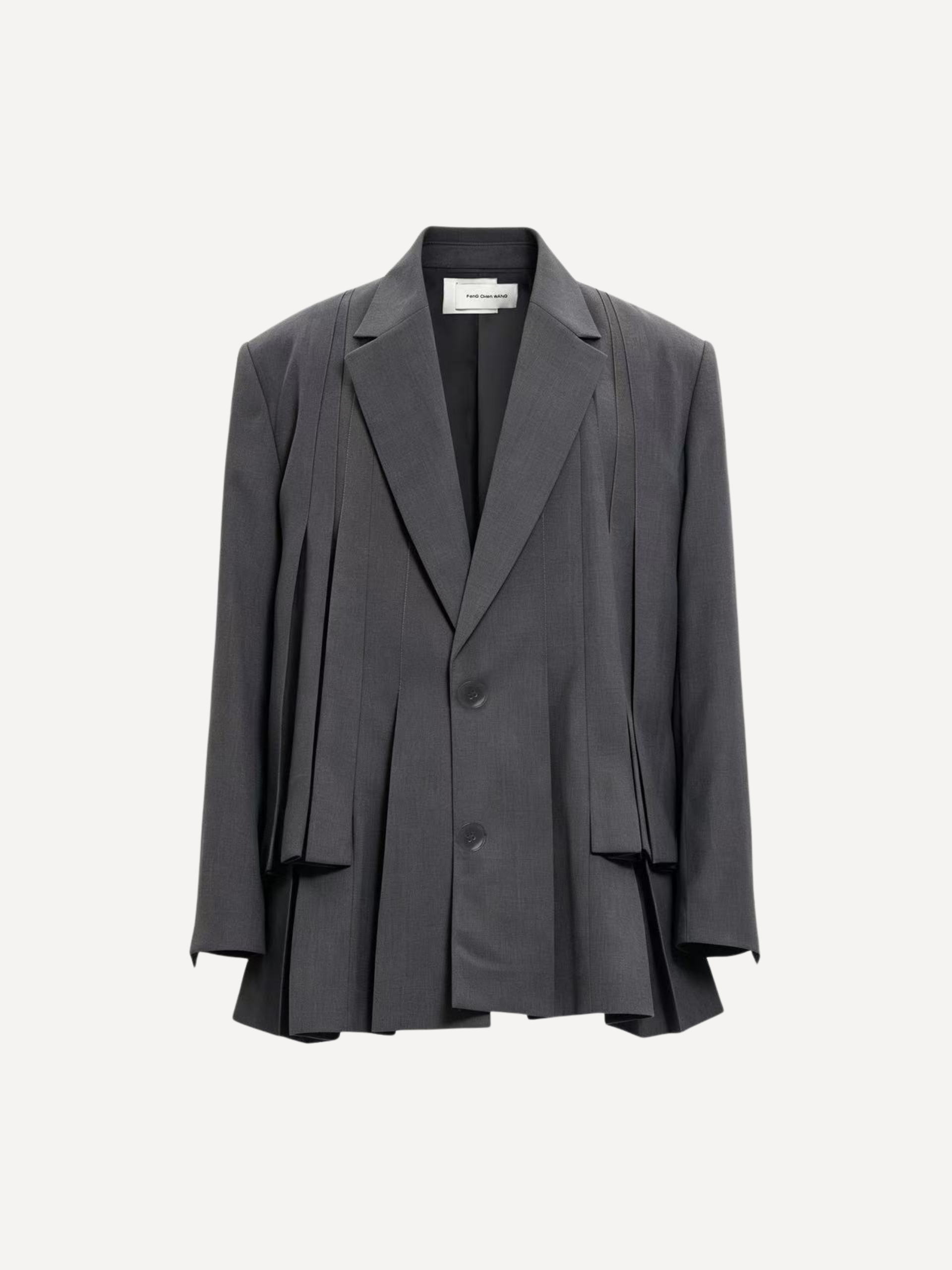 ILREGULAR PLEATS BLAZER