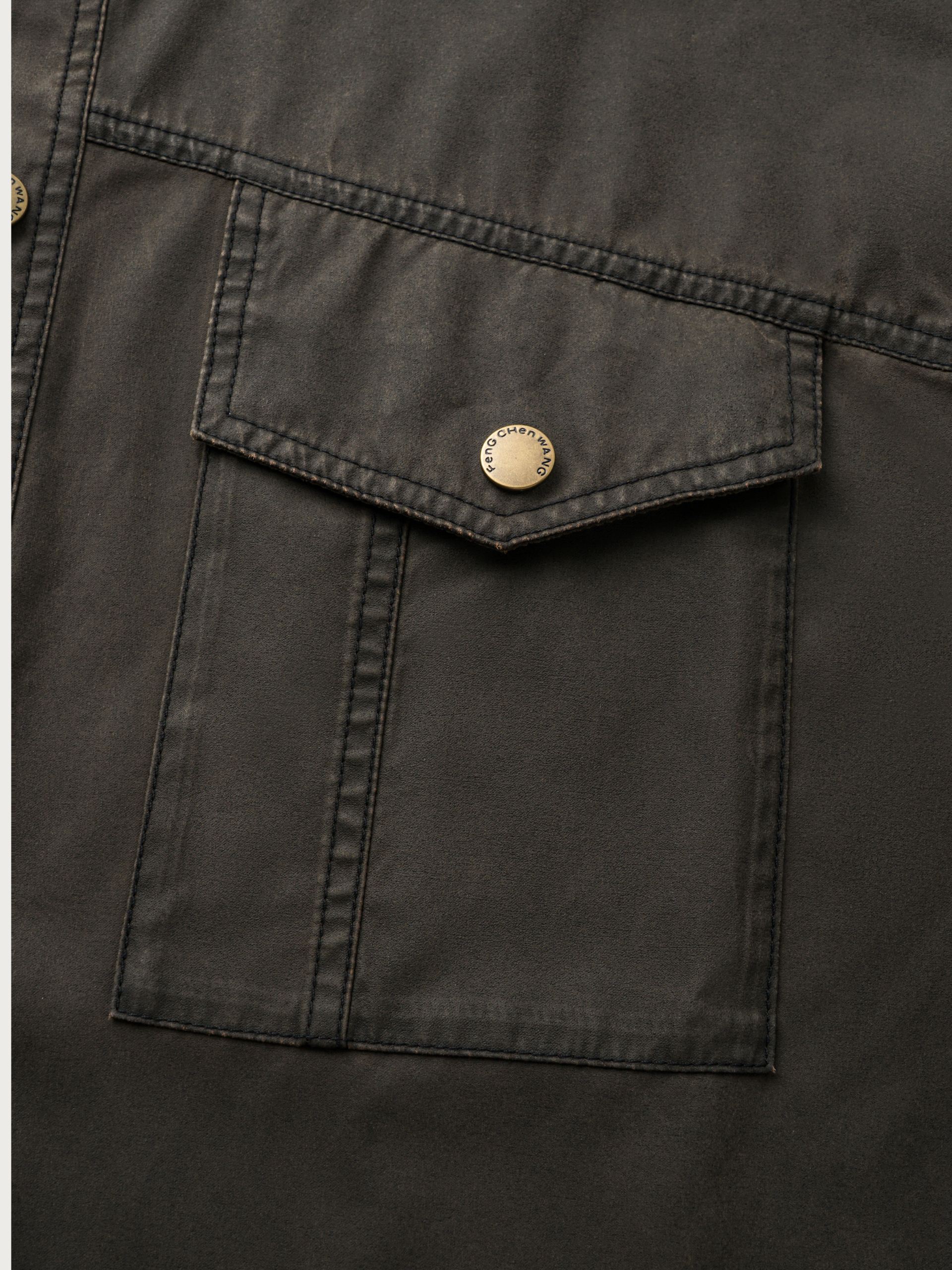WASHED WORKWEAR POCKET SHIRT
