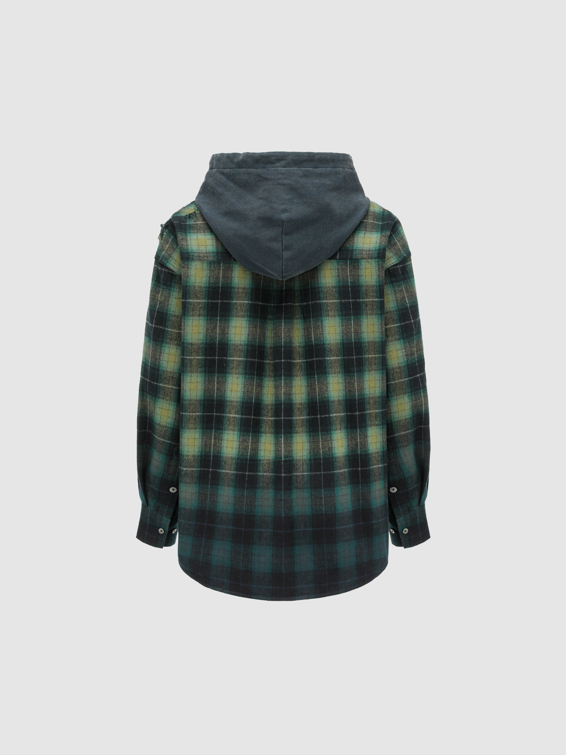GREEN PLAID SHIRT
