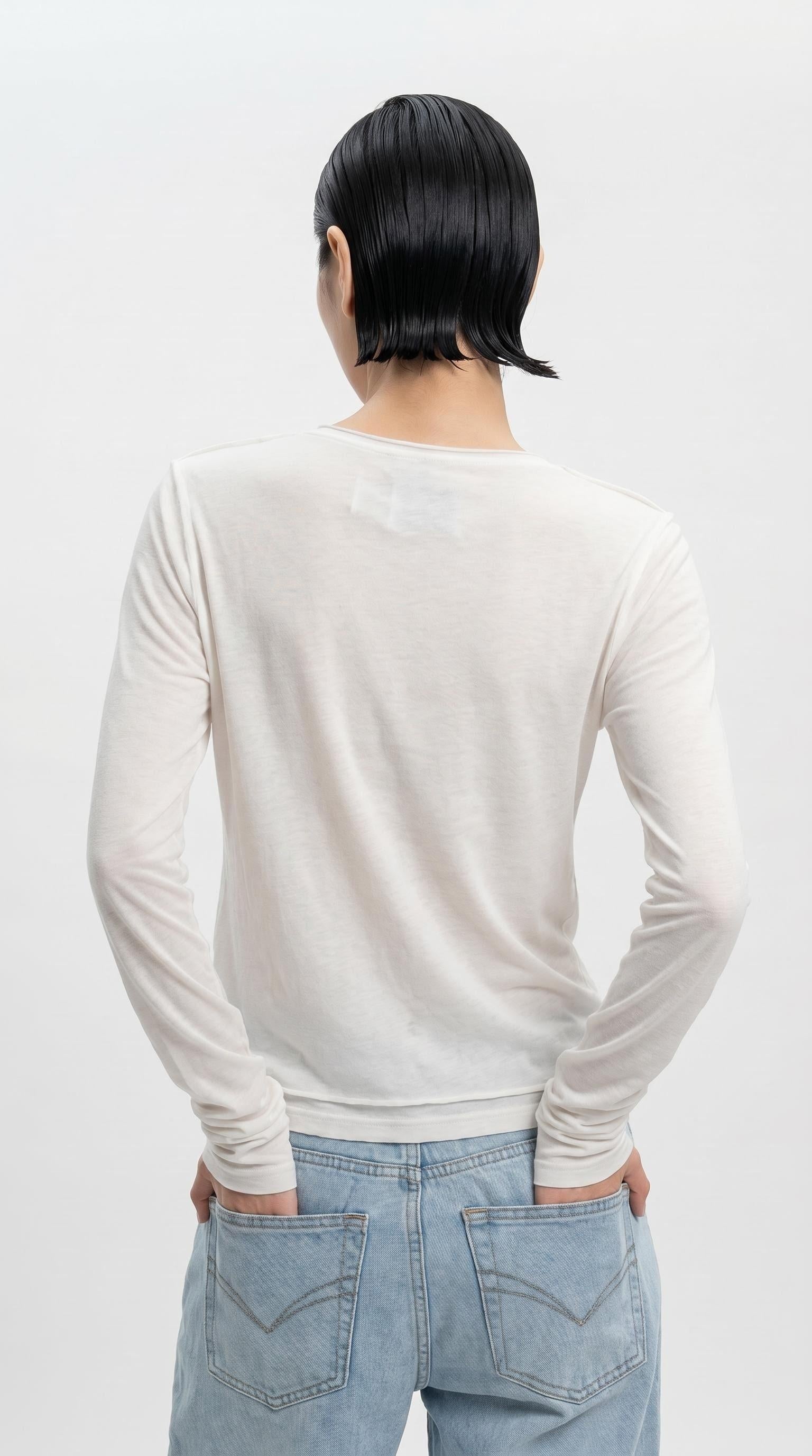 2 IN 1 LONG SLEEVE T-SHIRT - Feng Chen Wang