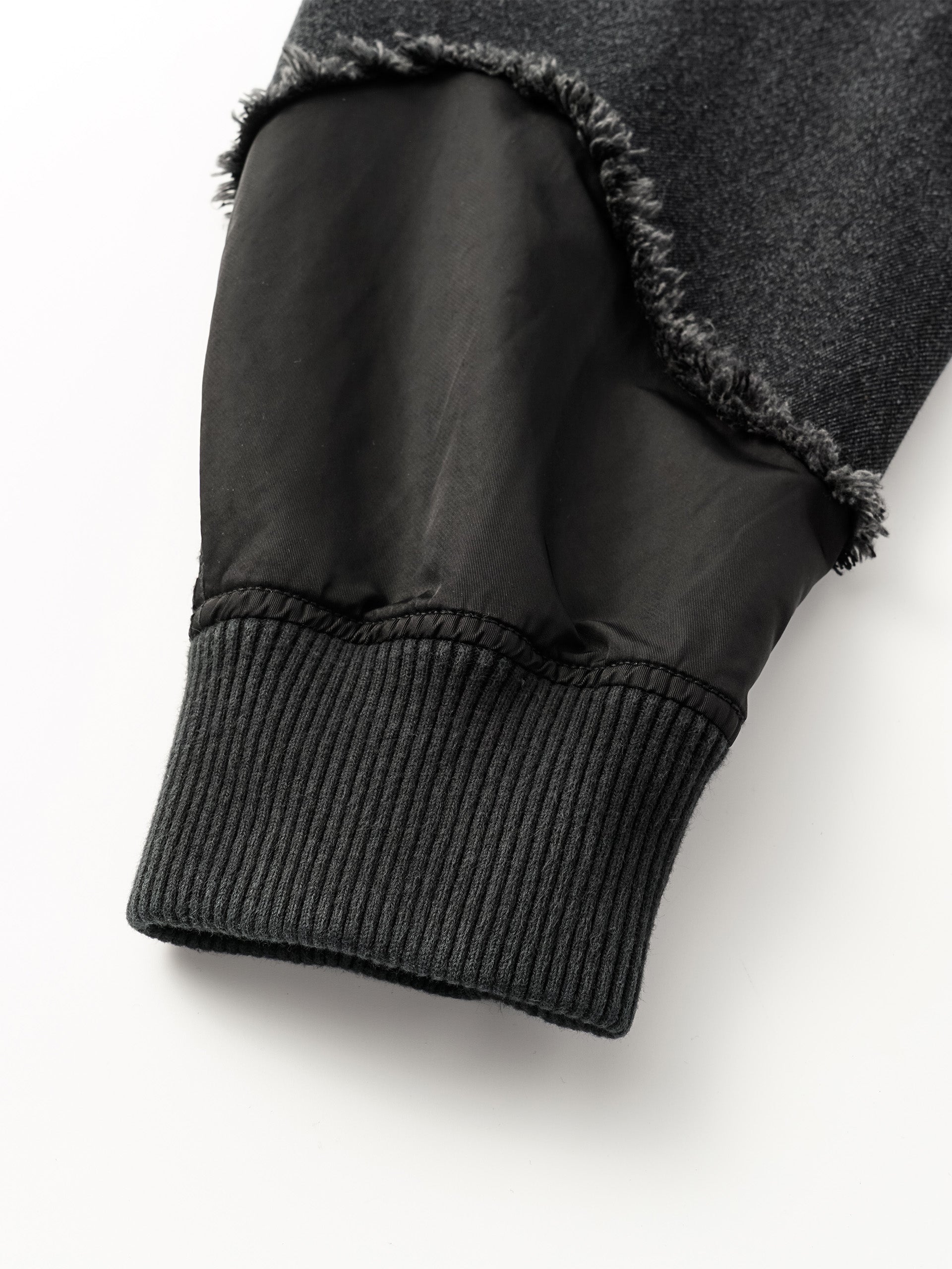 DECONSTRUCTED WASHED PATCH JACKET