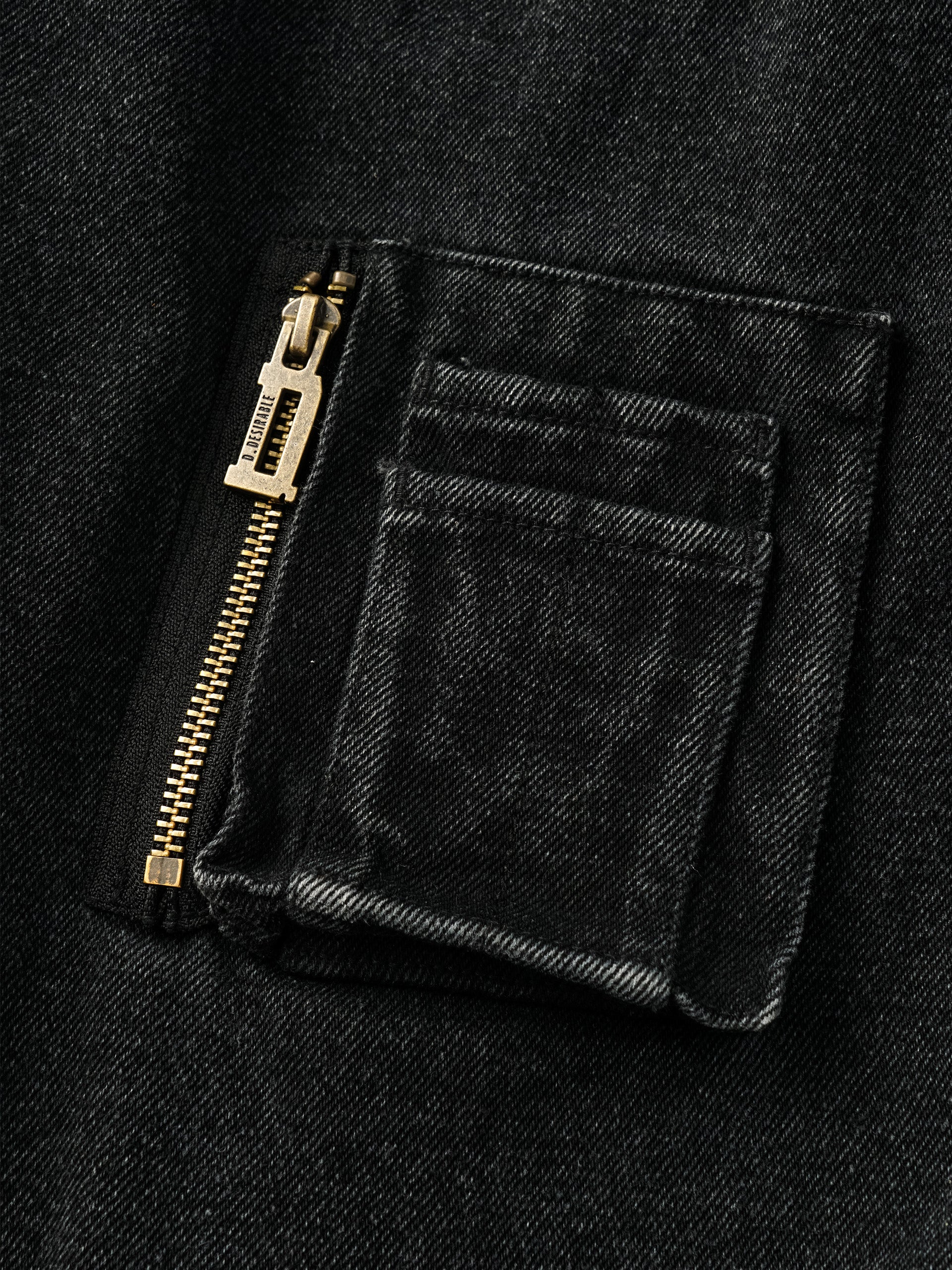 DECONSTRUCTED WASHED PATCH JACKET