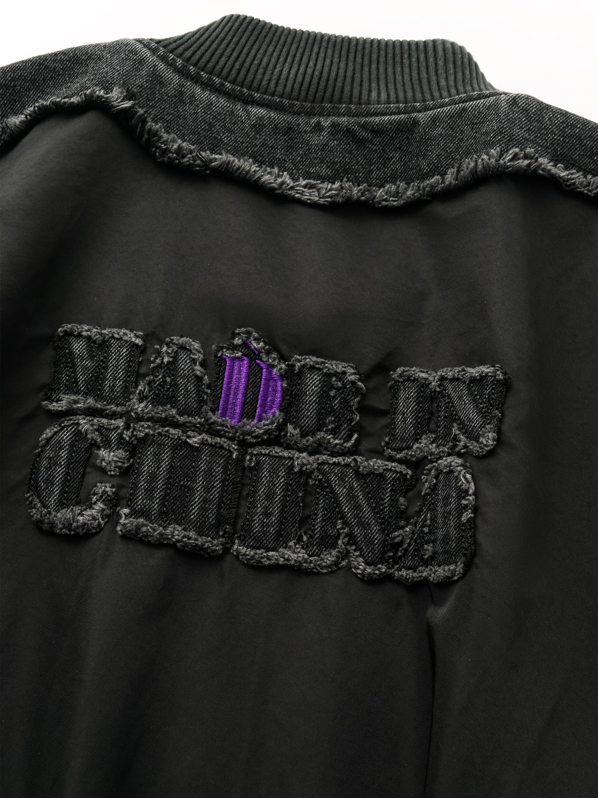 DECONSTRUCTED WASHED PATCH JACKET