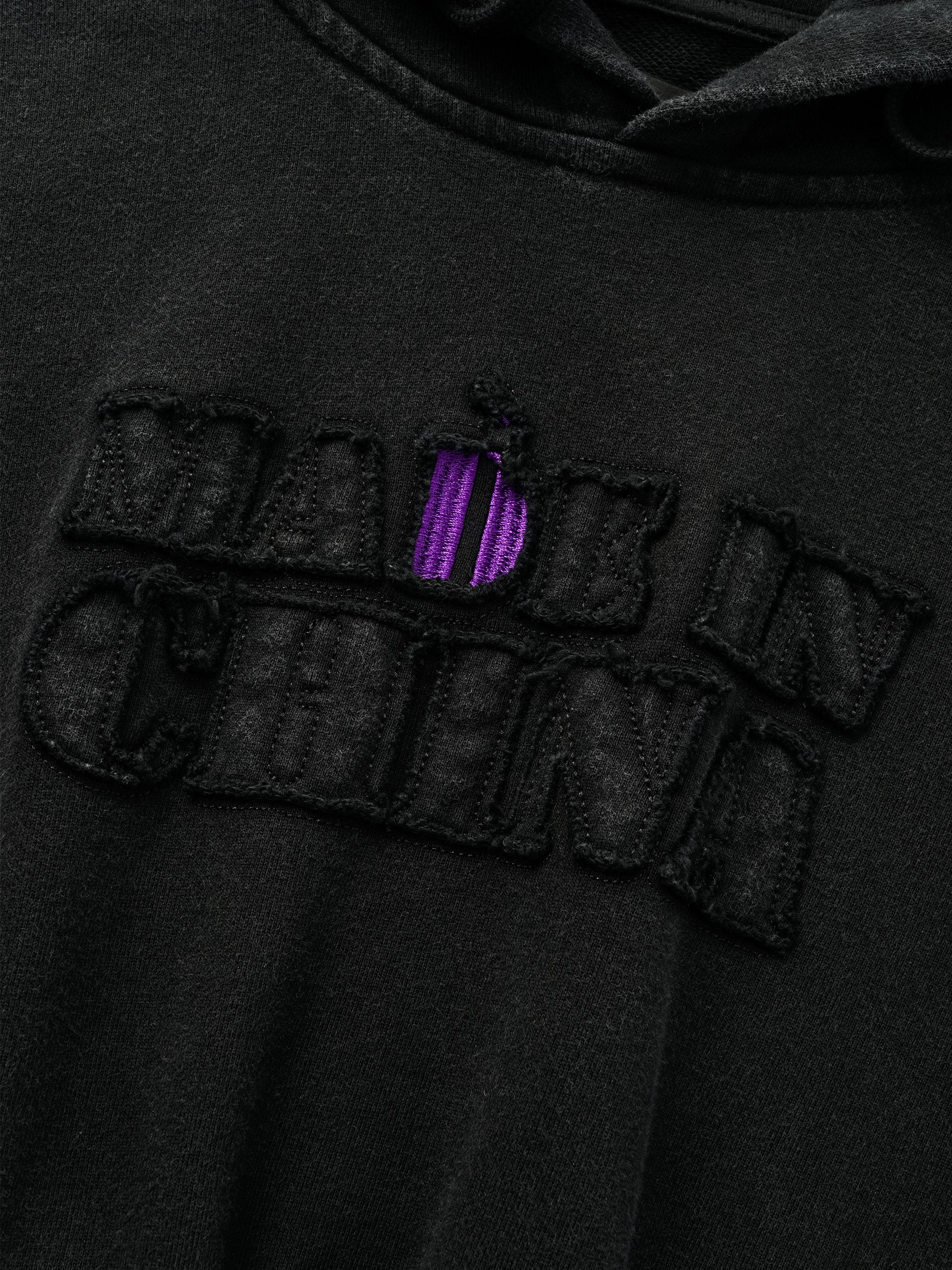 DECONSTRUCTED WASHED HOODIE