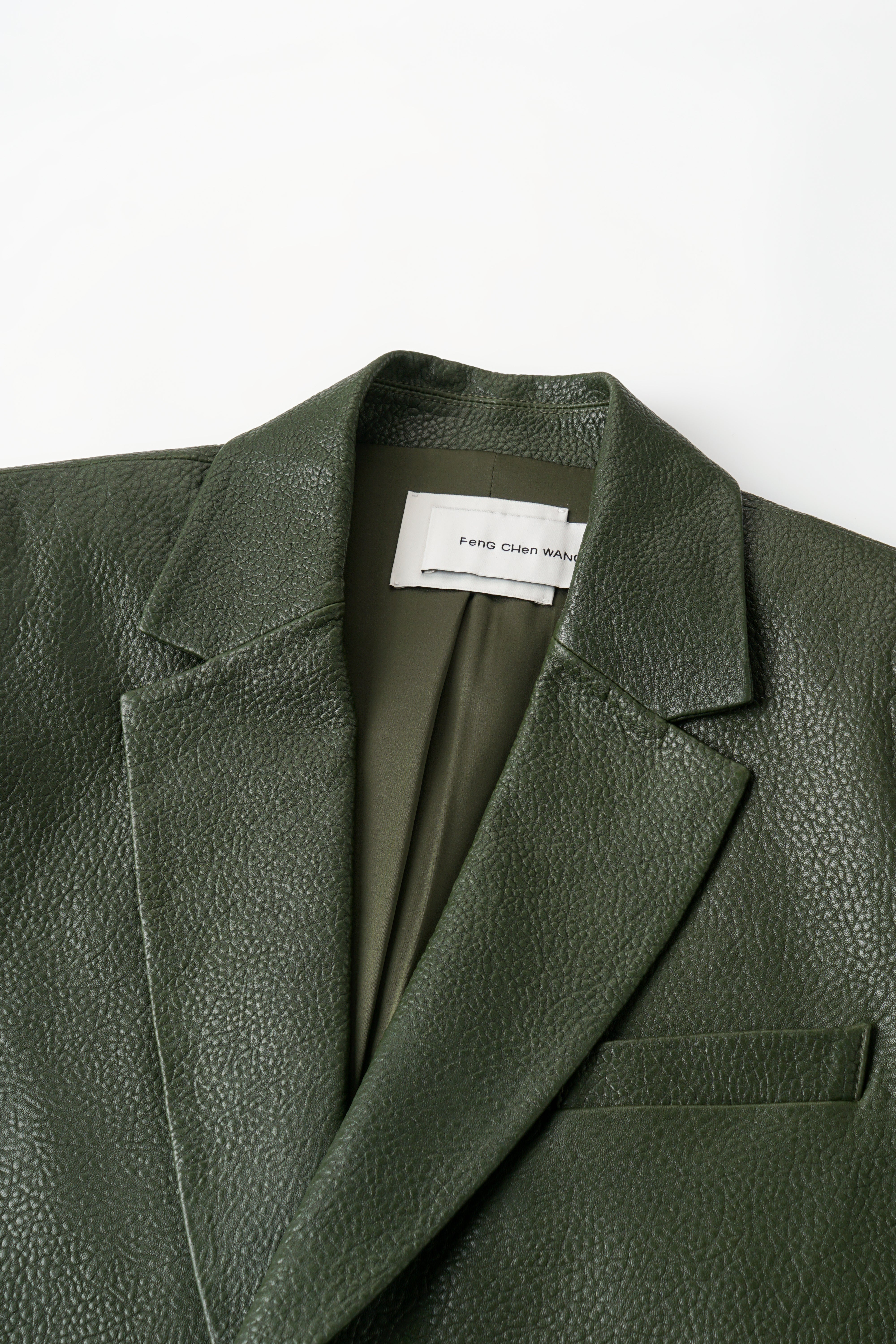 SHEEPSKIN LEATHER BLAZER
